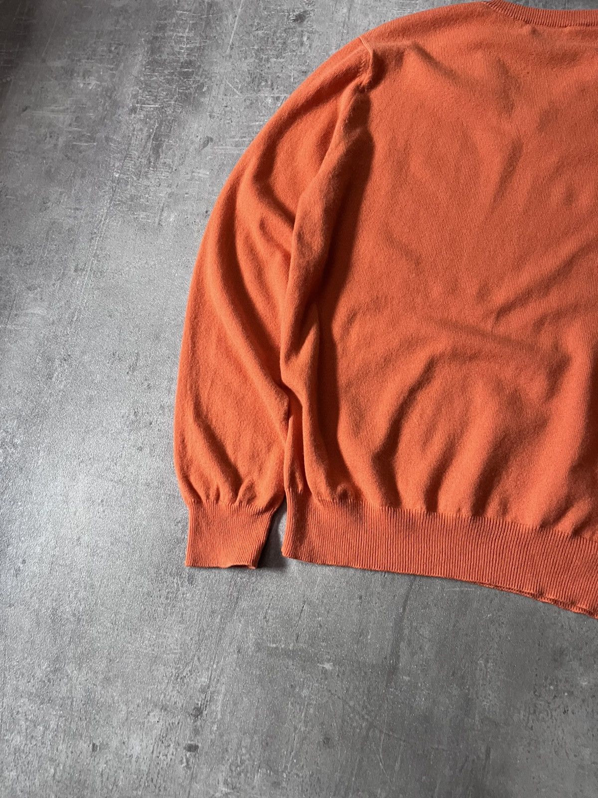 Hermes Hermes orange cashmere sweater V-neck Size US M / EU 48-50 / 2 - 7 Thumbnail