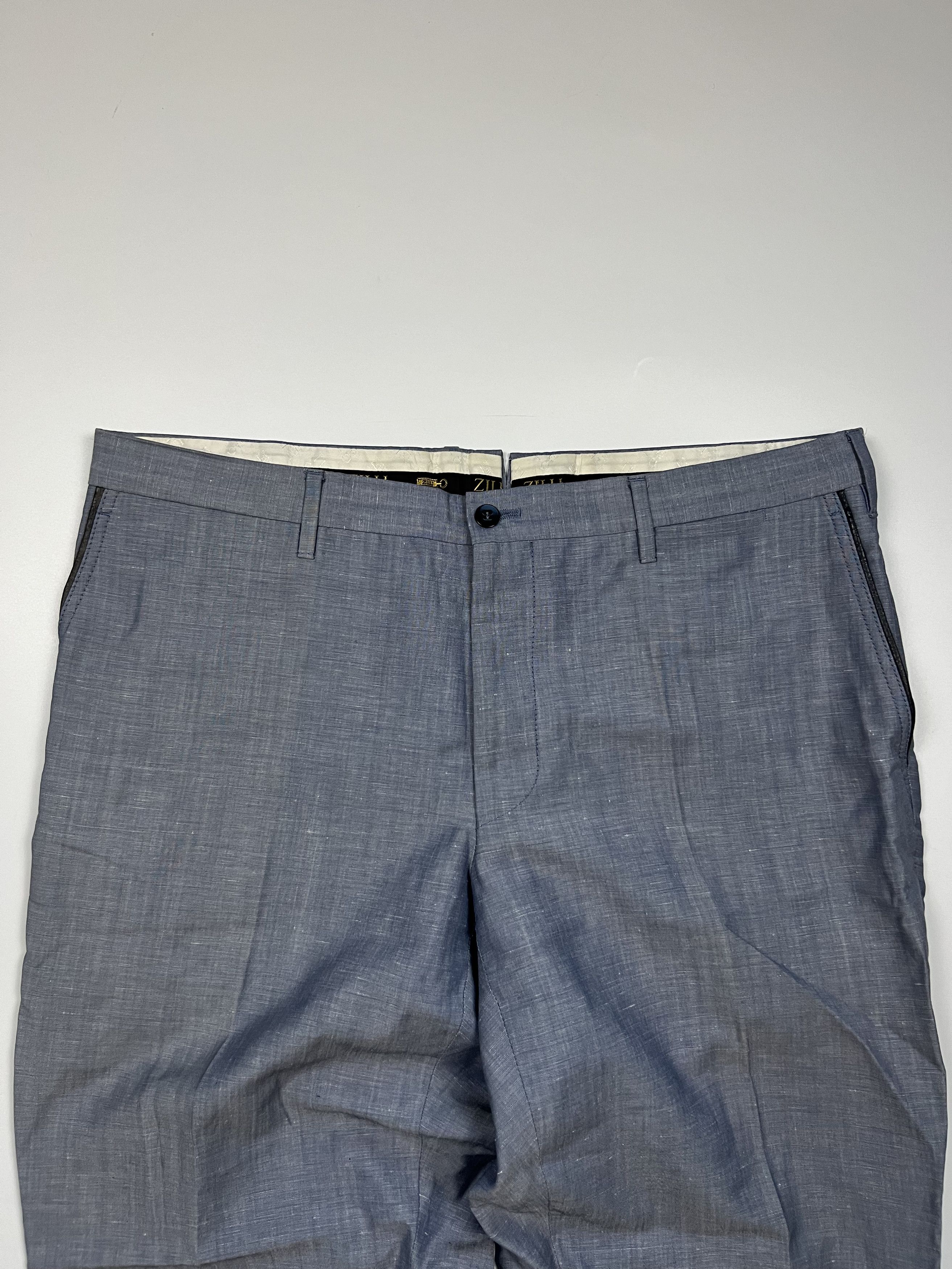 Zilli zilli pants mens size 54 wool mohair classic luxury Size US 38 / EU 54 - 2 Thumbnail