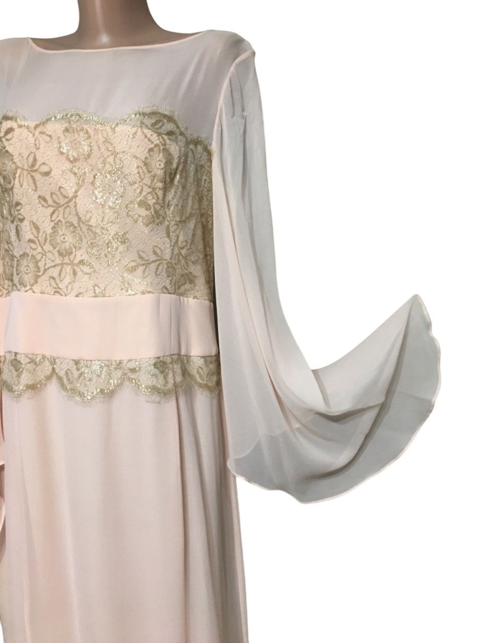 Escada ESCADA Couture Silk Evening Maxi Dress Wedding Size EU 42 Size M / US 6-8 / IT 42-44 - 8 Thumbnail