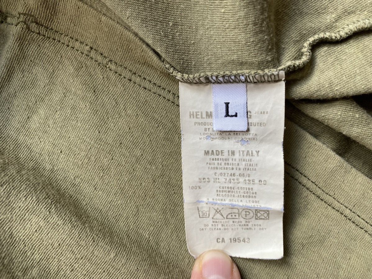 Helmut Lang 1998 military patch longsleeve Size US L / EU 52-54 / 3 - 5 Thumbnail