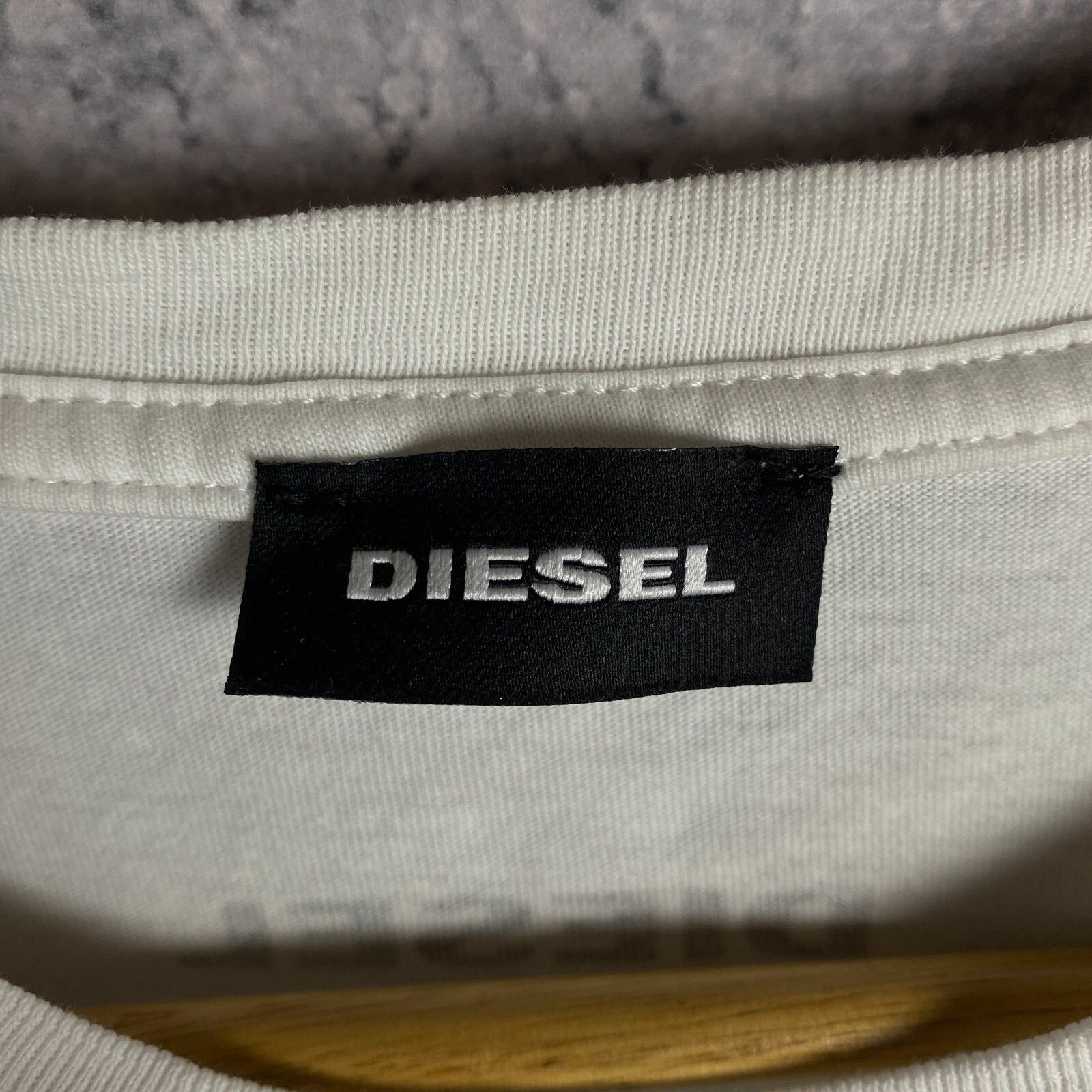 Diesel Diesel Tee Men's Size M White Short Sleeve ` Size US M / EU 48-50 / 2 - 8 Thumbnail
