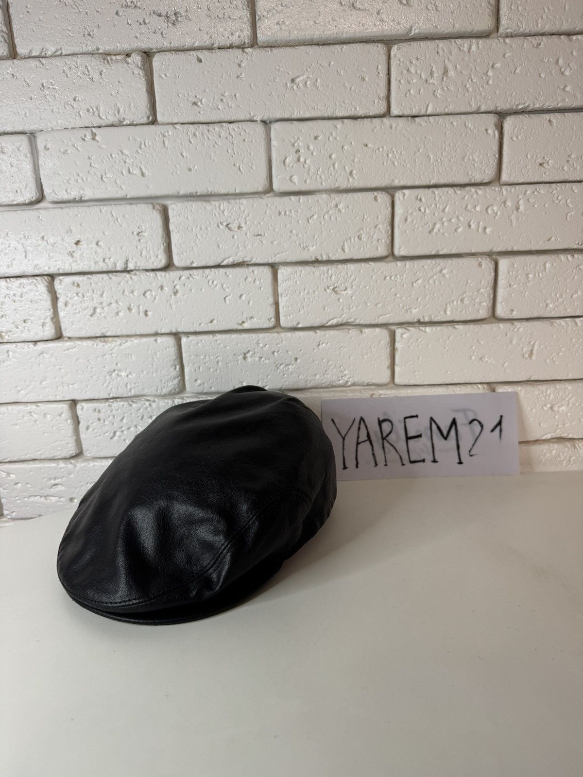 Other Genuine leather vintage cap hat Size ONE SIZE - 1 Thumbnail