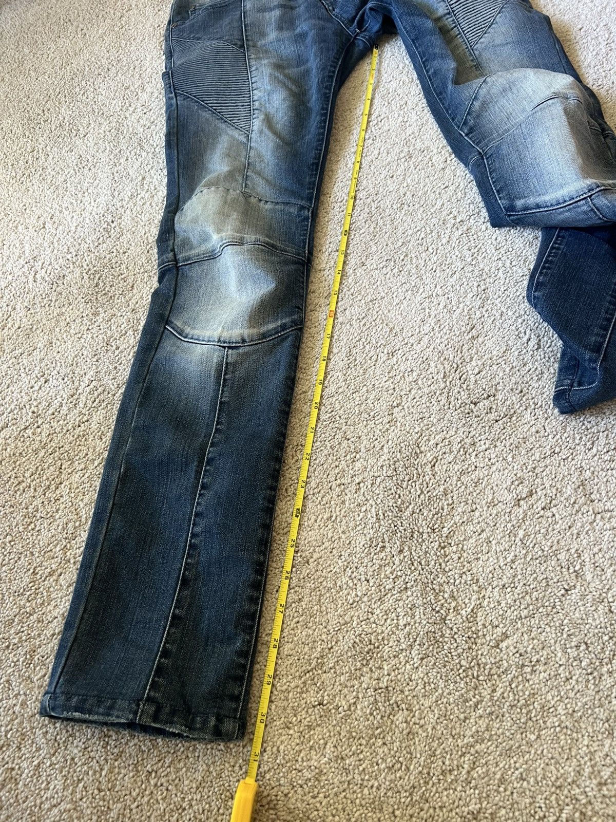 Balmain Balmain Skinny Biker Jeans 30 Hedi Slimane Skinny Pierre Size US 30 / EU 46 - 9 Thumbnail