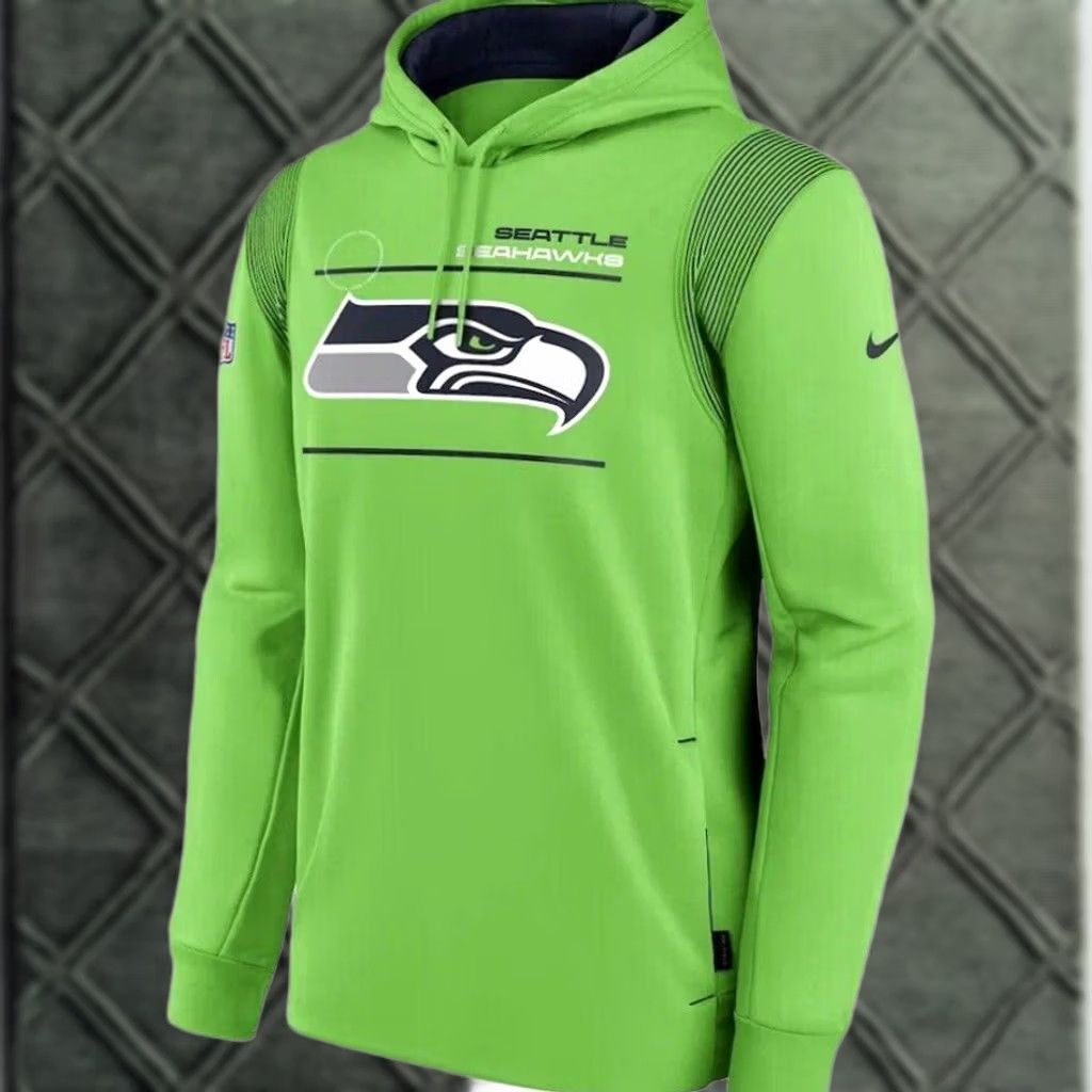 Nike Nike Hoodie Adult Small Green Seattle Seahawks Dri-Fit On-Field Sideline NFL Football SweatShirt Mens Size US S / EU 44-46 / 1 - 1 Thumbnail