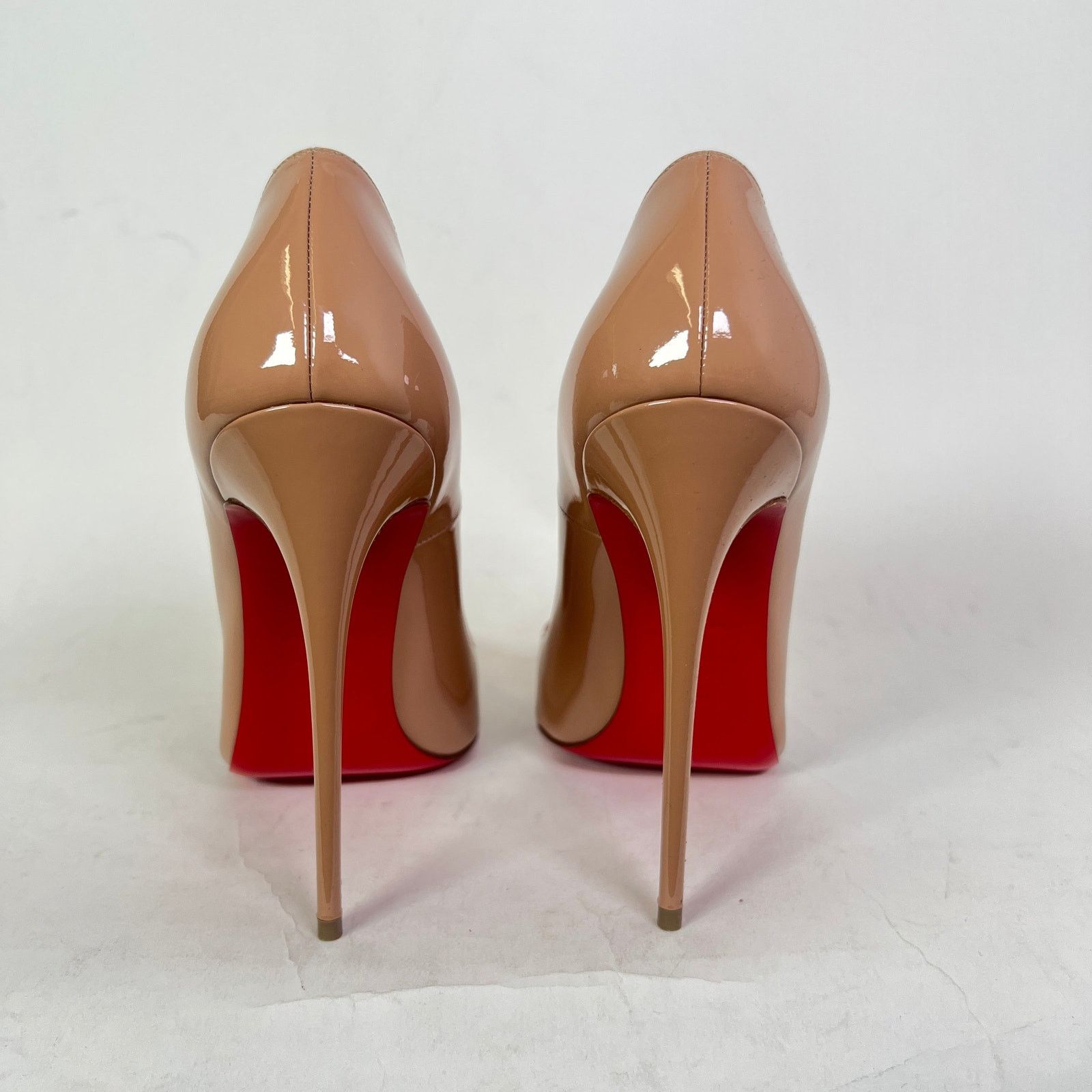 Christian Louboutin Christian Louboutin Nude Patent Kate 120 Heels Size 41 Size US 11 / IT 41 - 4 Thumbnail