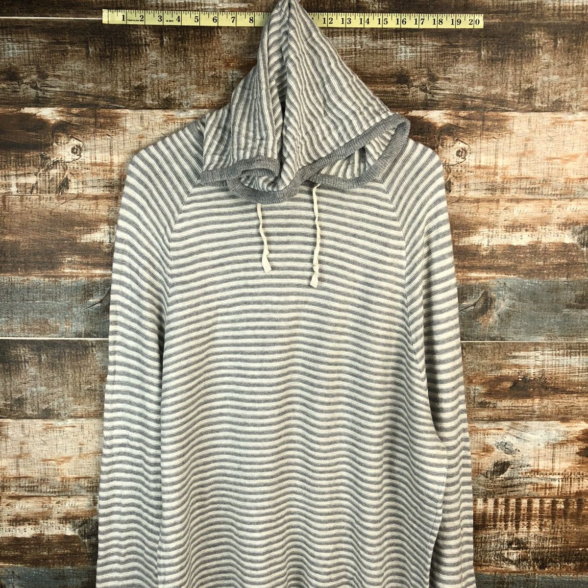 Gap Gap Stripe White Hoodie #A1558 Size US XL / EU 56 / 4 - 5 Thumbnail