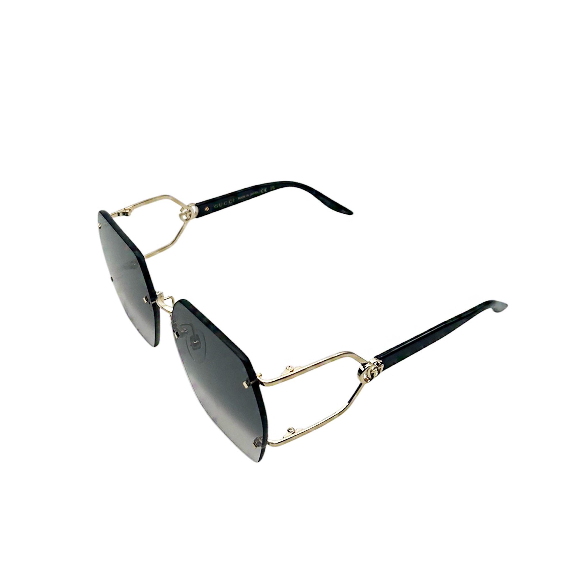 Gucci Gucci Grey Gradient Butterfly Ladies Sunglasses Retail $620 Size ONE SIZE - 3 Thumbnail