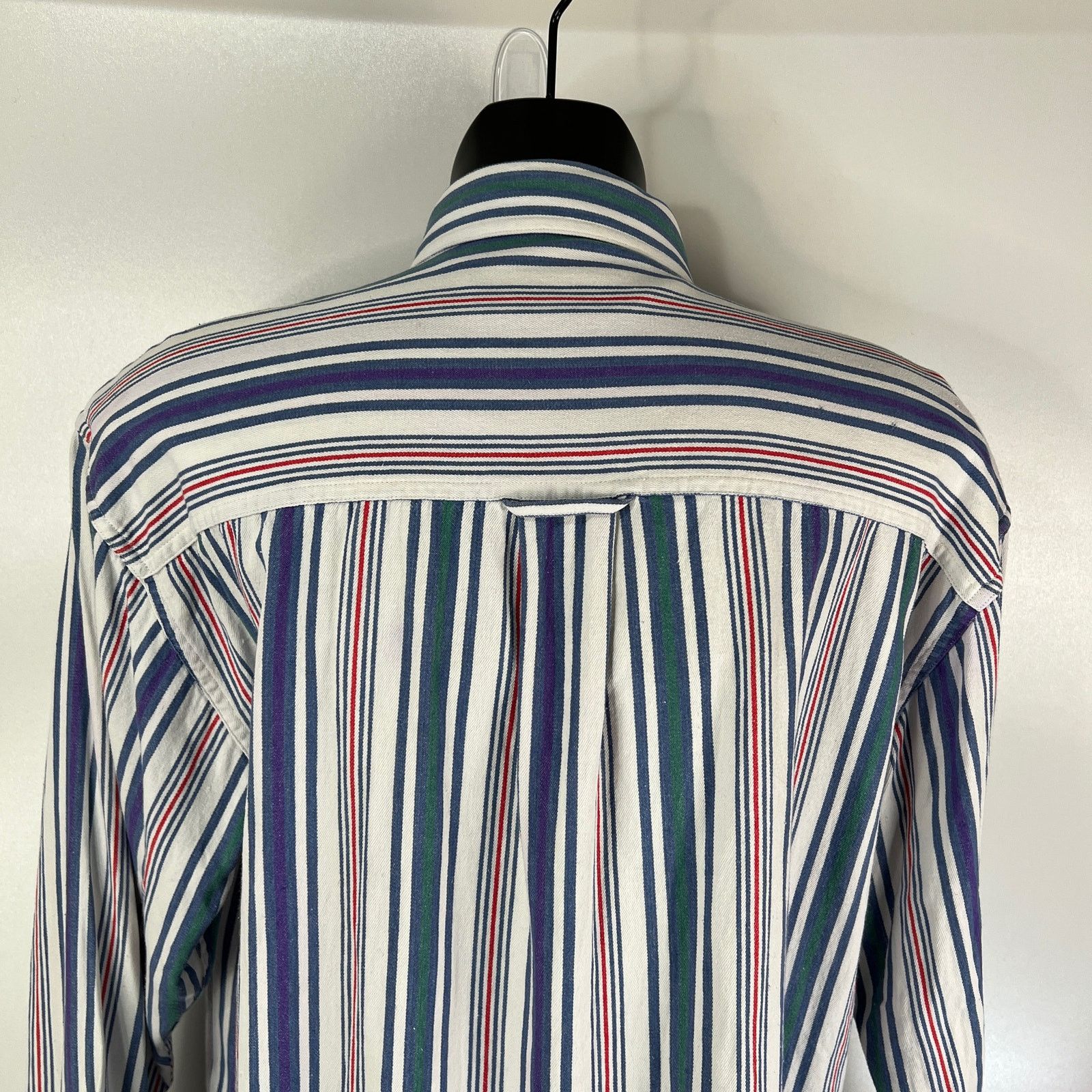 Eddie Bauer Vintage 80s Eddie Bauer Stripe Shirt Cotton Button Down Size US L / EU 52-54 / 3 - 4 Thumbnail