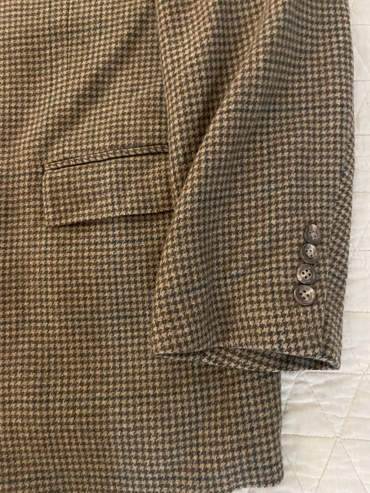 Polo Ralph Lauren × Vintage Houndstooth Check Polo 1 Jacket Size 46R - 2 Thumbnail