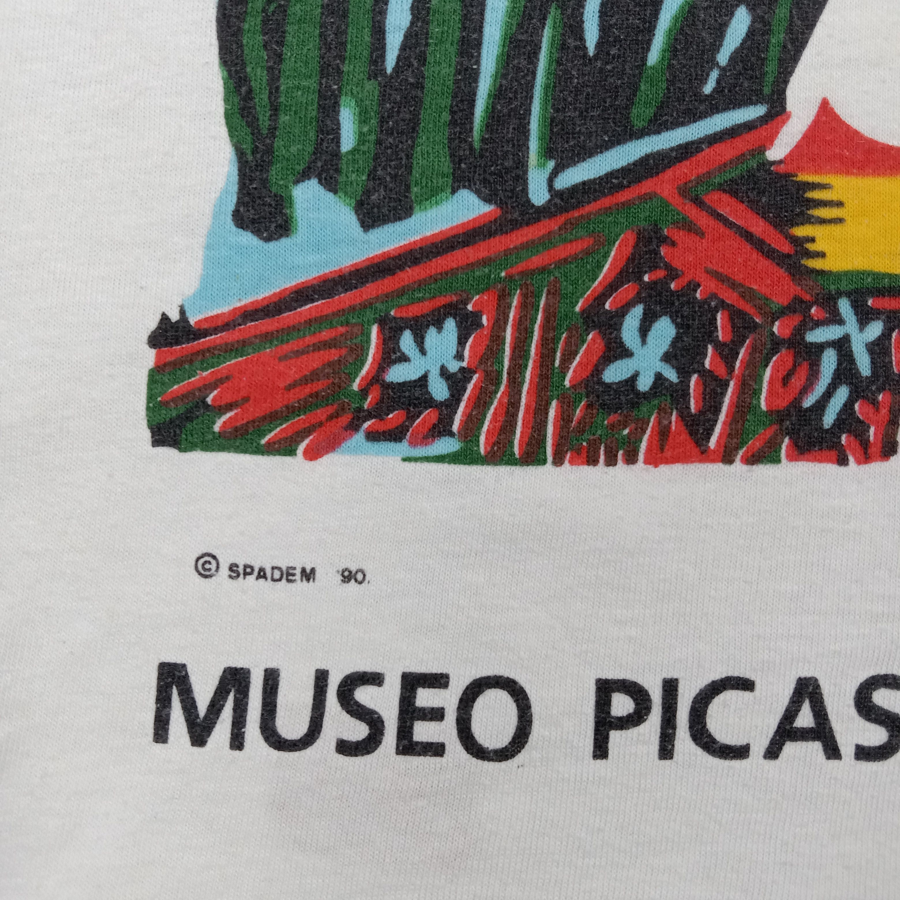 Arts & Science Pablo Picasso 90's Museo Picasso Barcelona Art Tshirt E1A26 Size US M / EU 48-50 / 2 - 3 Thumbnail