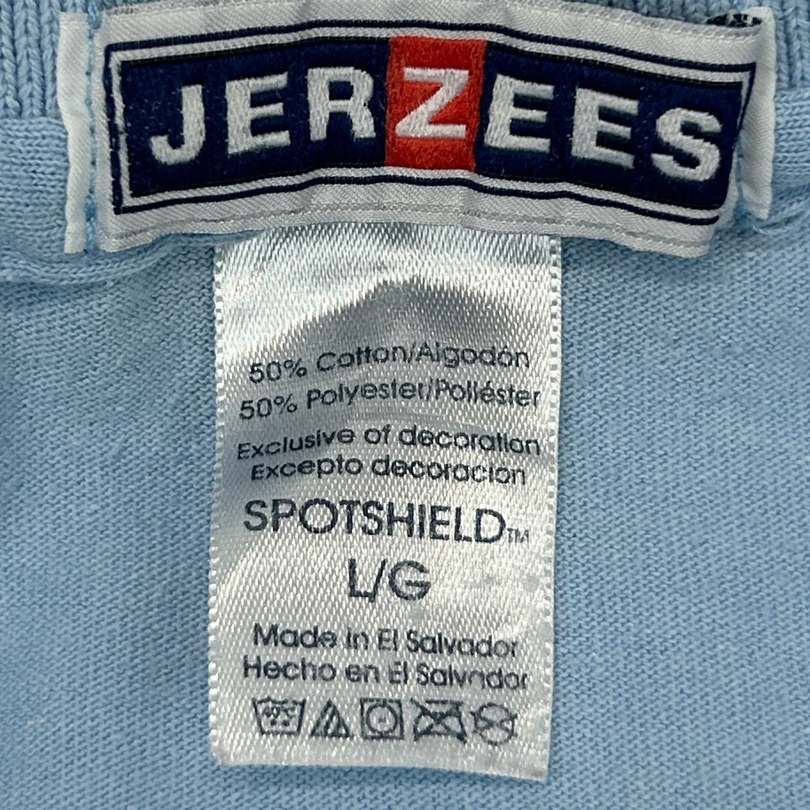 Jerzees Vintage 90s Port St Lucie PSL Anglers Club Polo Shirt Large Size US L / EU 52-54 / 3 - 8 Thumbnail