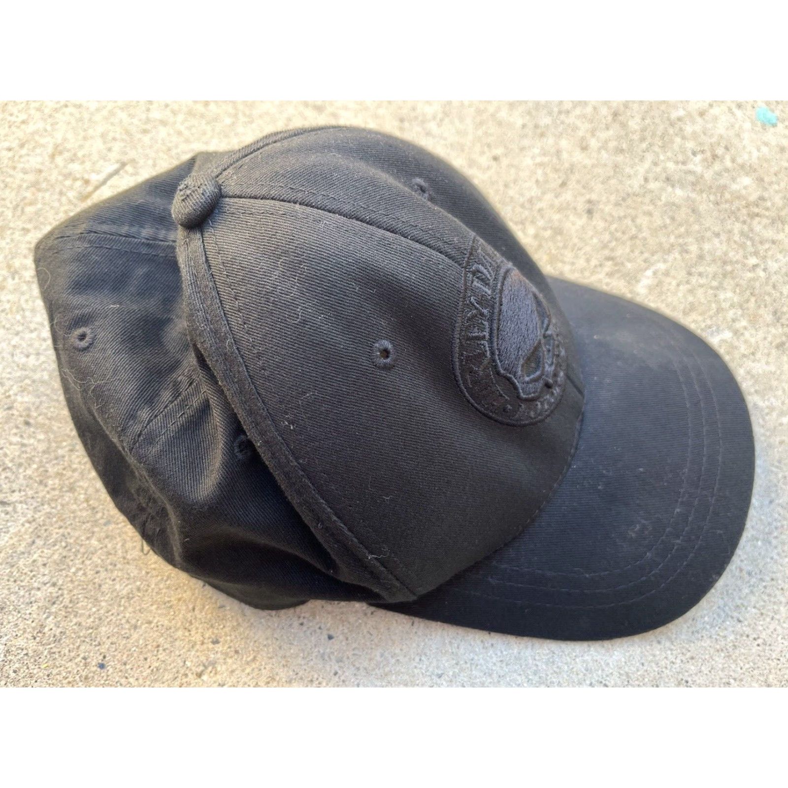 Harley Davidson Harley-Davidson Cap Hat Men's Black Reaper Motorcycle S/M Chopper Biker Outlaw Baseball Cap Unisex Adults Size ONE SIZE - 5 Thumbnail