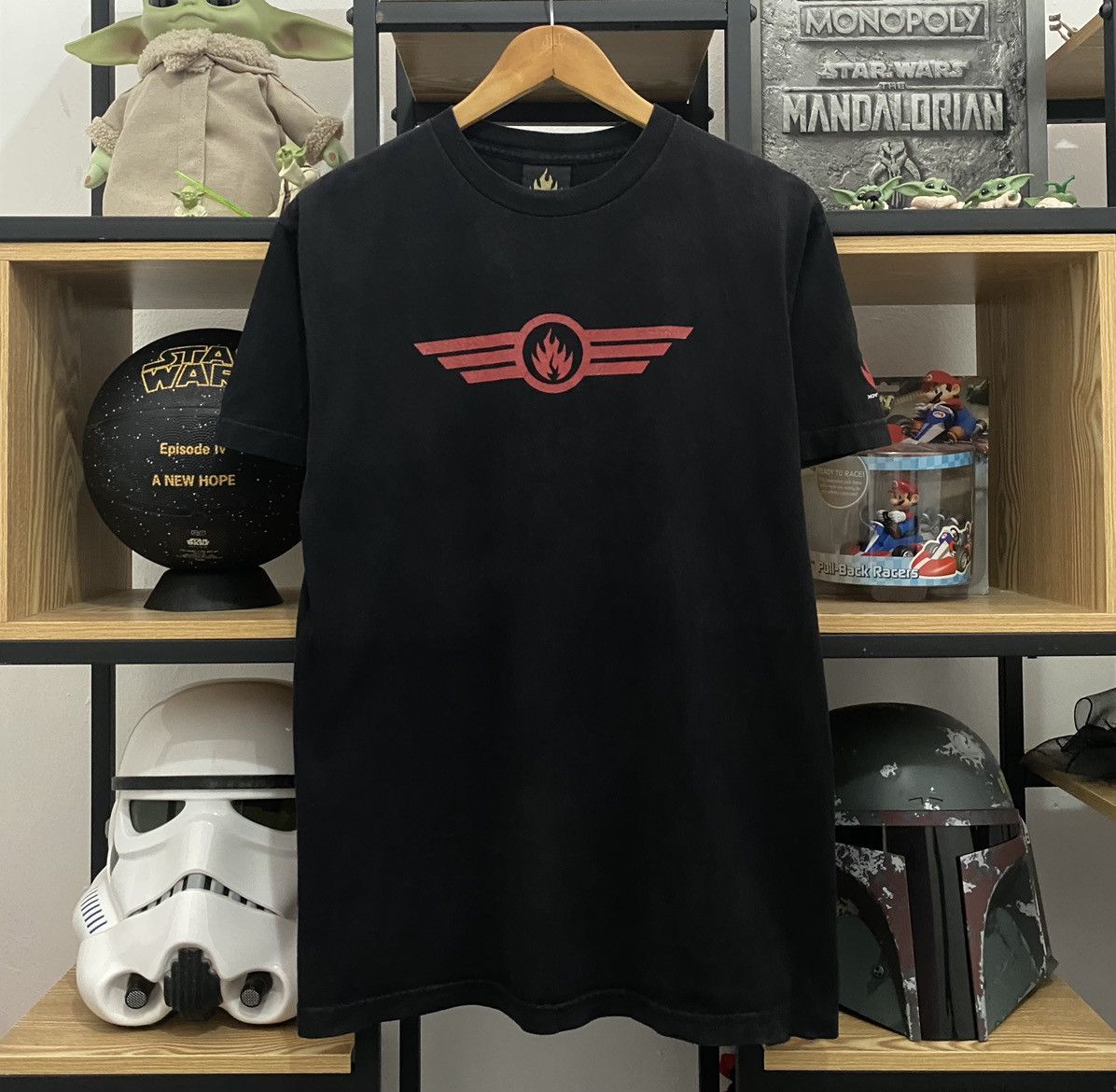 image of Vintage Black Label Skateboard Centre Logo Skate Tee, Men's (Size Medium)