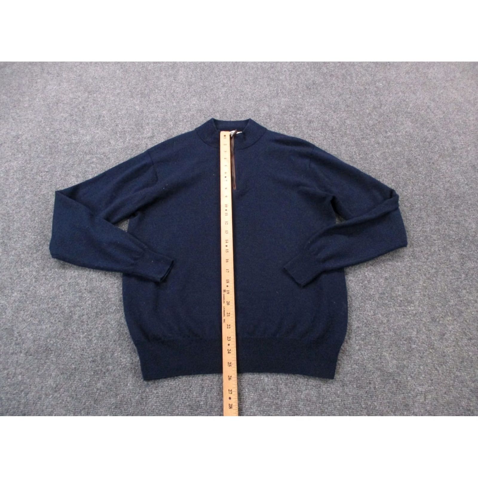 Peter Millar Peter Millar Jacket Mens M Blue Merino Wool Performance Golf Stretch Pullover Size US M / EU 48-50 / 2 - 3 Thumbnail