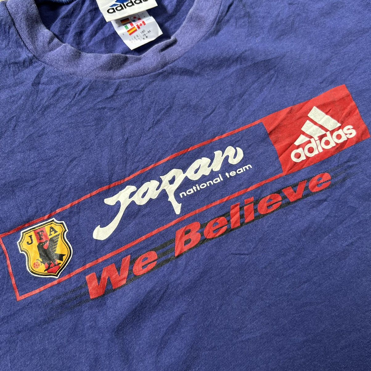 Adidas Vintage Adidas Japan Football JFA Big Logo Shirt Size US M / EU 48-50 / 2 - 5 Thumbnail