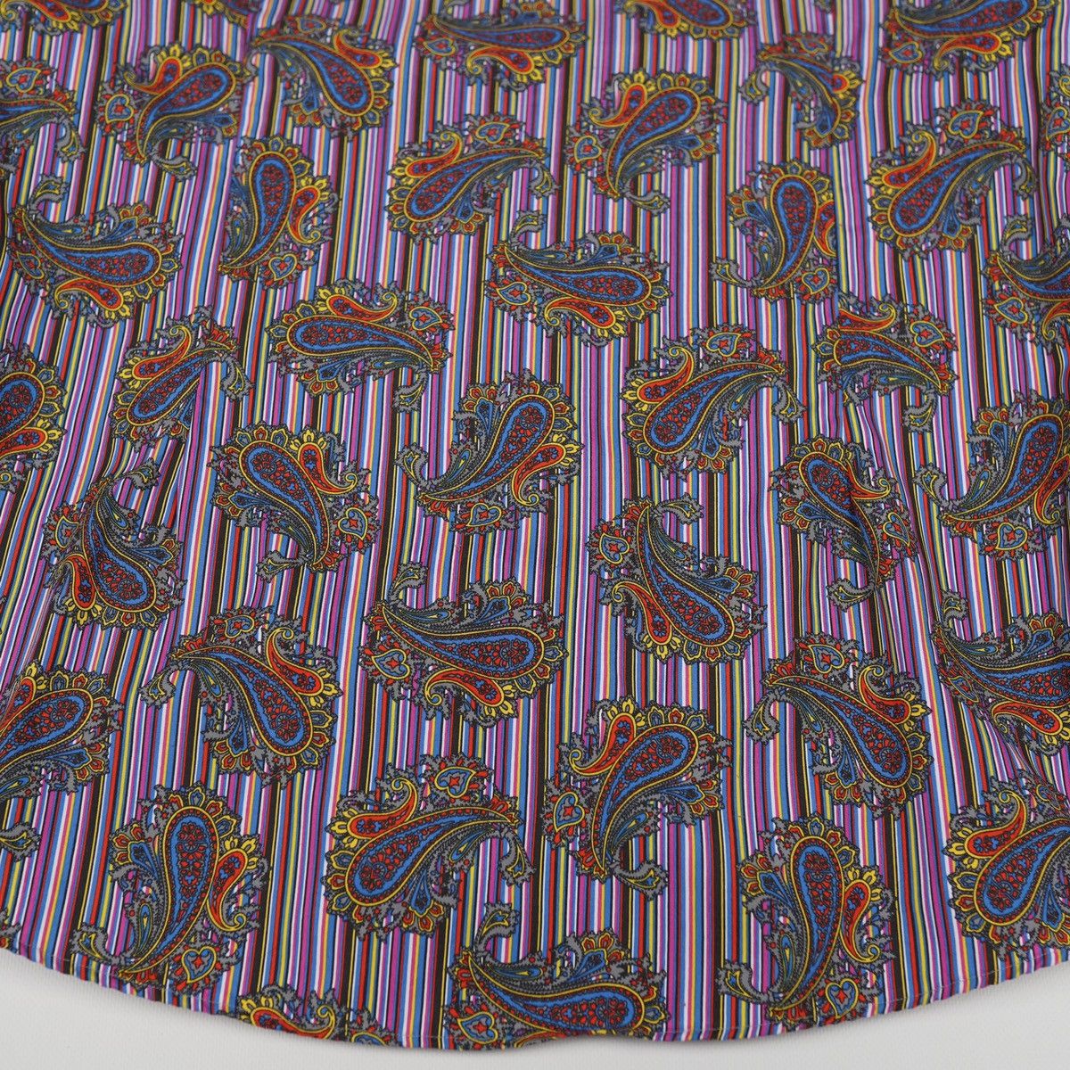 Eton Eton Shirt Purple Multicolor Printed Pattern Size US XL / EU 56 / 4 - 11 Thumbnail
