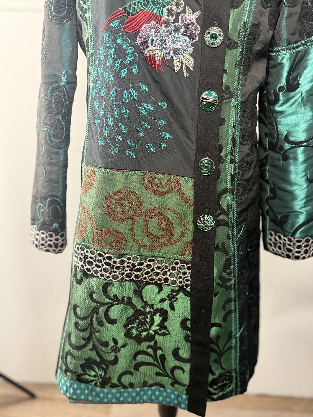 Desigual Casaco Desigual Patchwork Jacquard Size M / US 6-8 / IT 42-44 - 3 Thumbnail