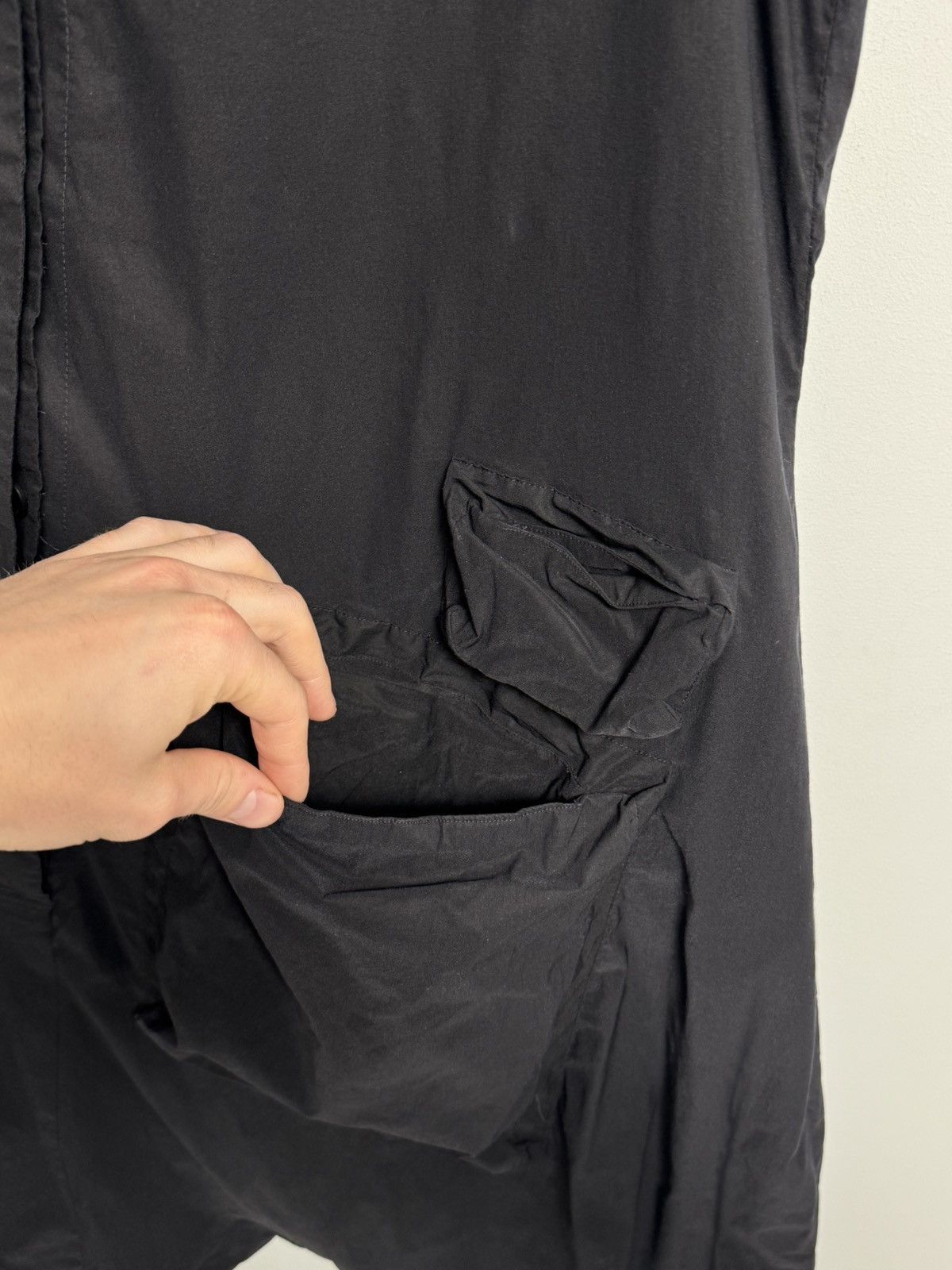 Rundholz RUNDHOLZ DIP ASYMMETRIC BUTTON-DOWN SLEEVELESS JUMPSUIT Size L / US 10 / IT 46 - 9 Thumbnail