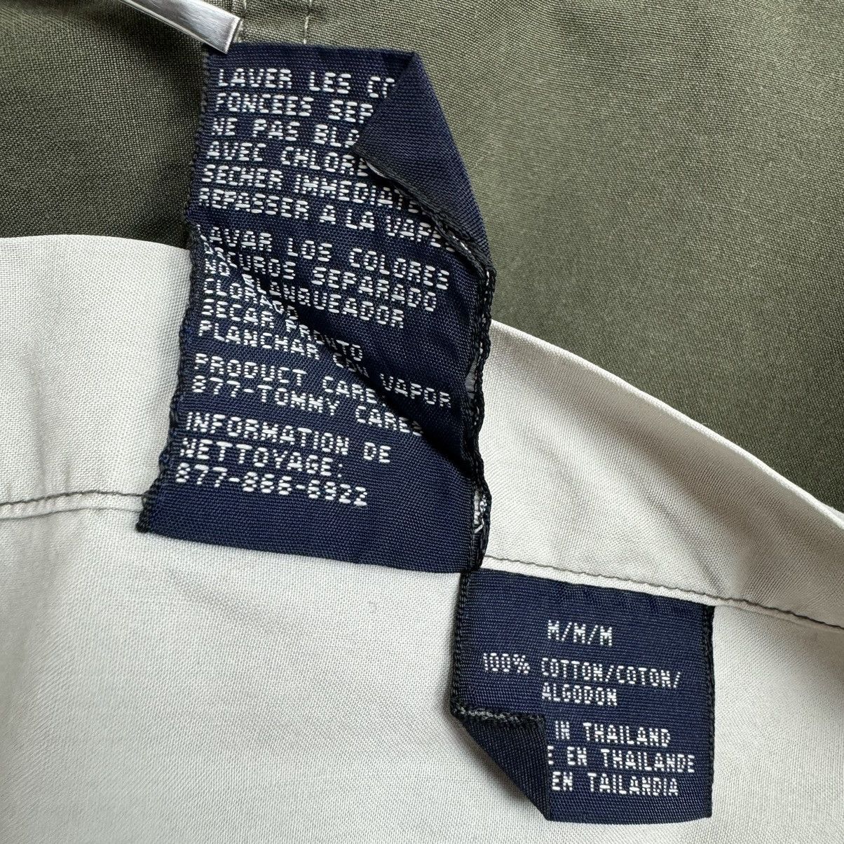 Polo Ralph Lauren Vintage Tommy Hilfiger Y2K Military Tactical Olive Shirt Size US M / EU 48-50 / 2 - 18 Thumbnail