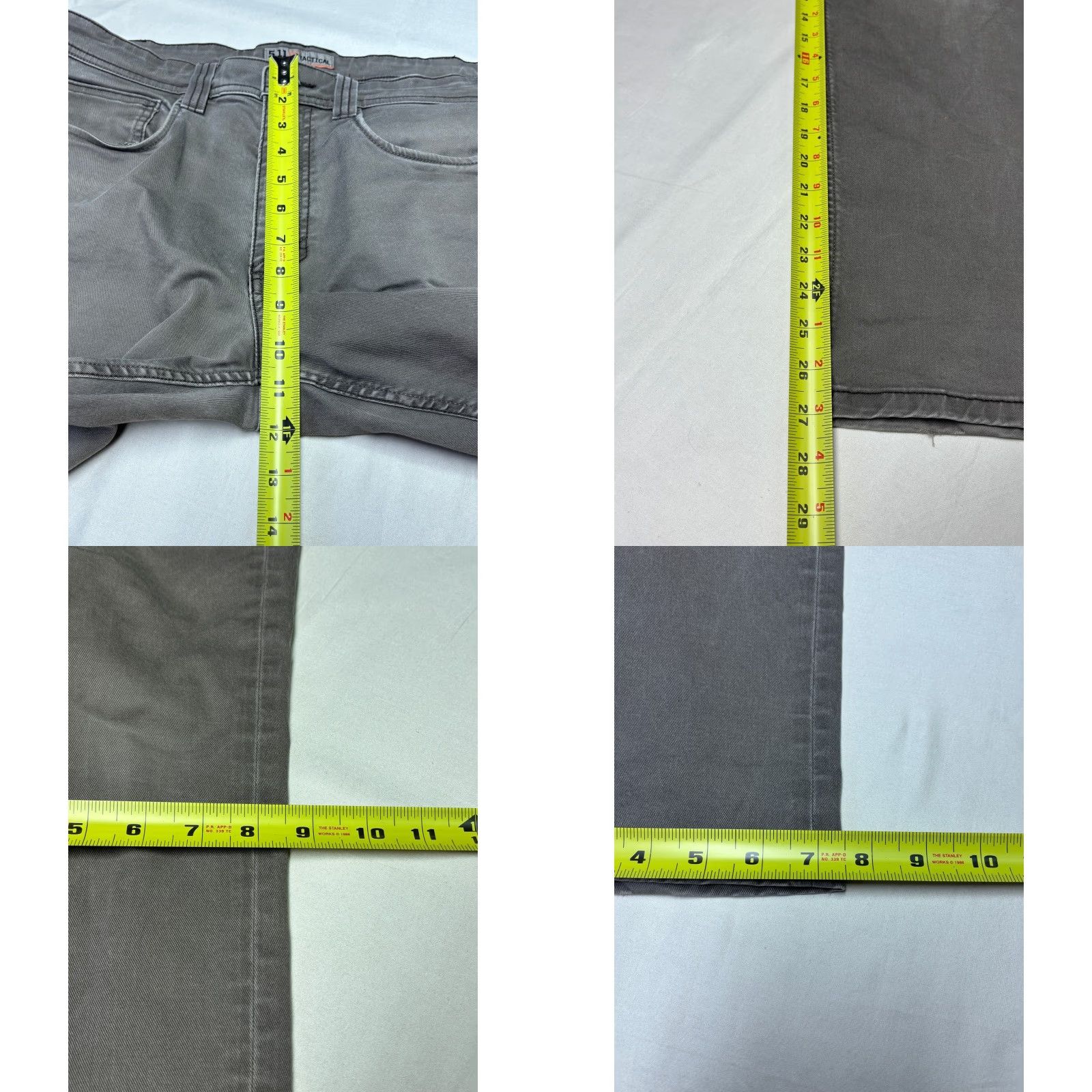 Vintage 5.11 Tactical Defender-Flex Slim Pants Mens 33x28 Charcoal Gray 74464 Size US 33 - 9 Thumbnail