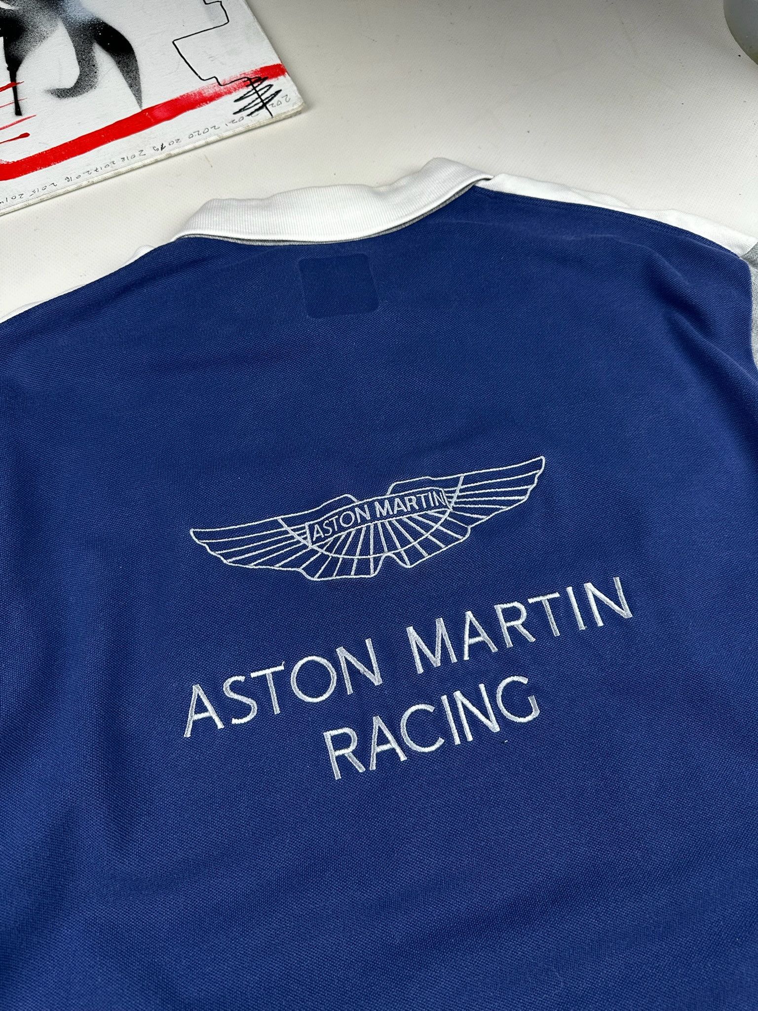 Hackett HACKETT ASTON MARTIN RACING RUGBY LONG SLEEVE POLO SIZE M Size US L / EU 52-54 / 3 - 9 Thumbnail