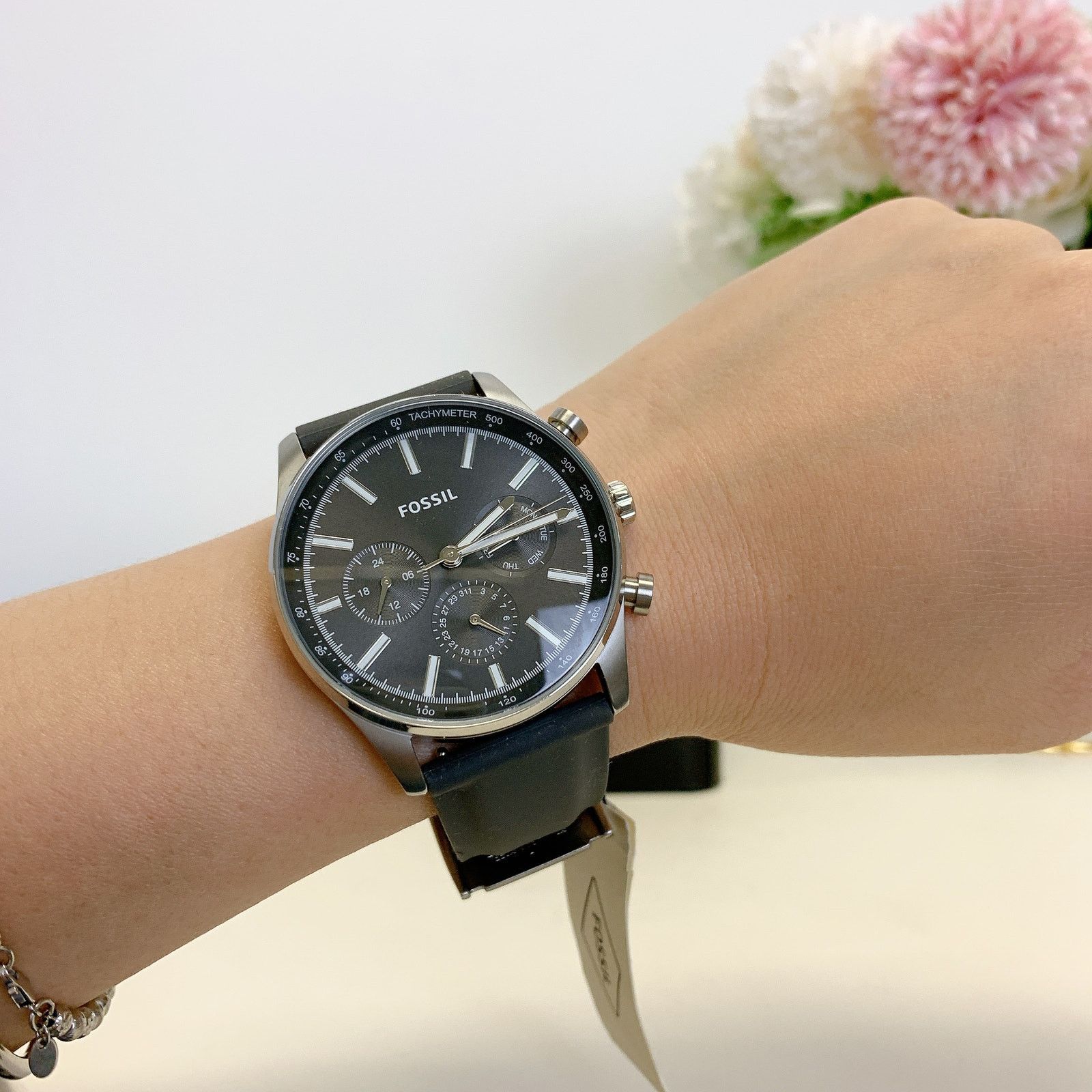 Fossil BQ2747 Sullivan Multifunction Grey Silicone Watch