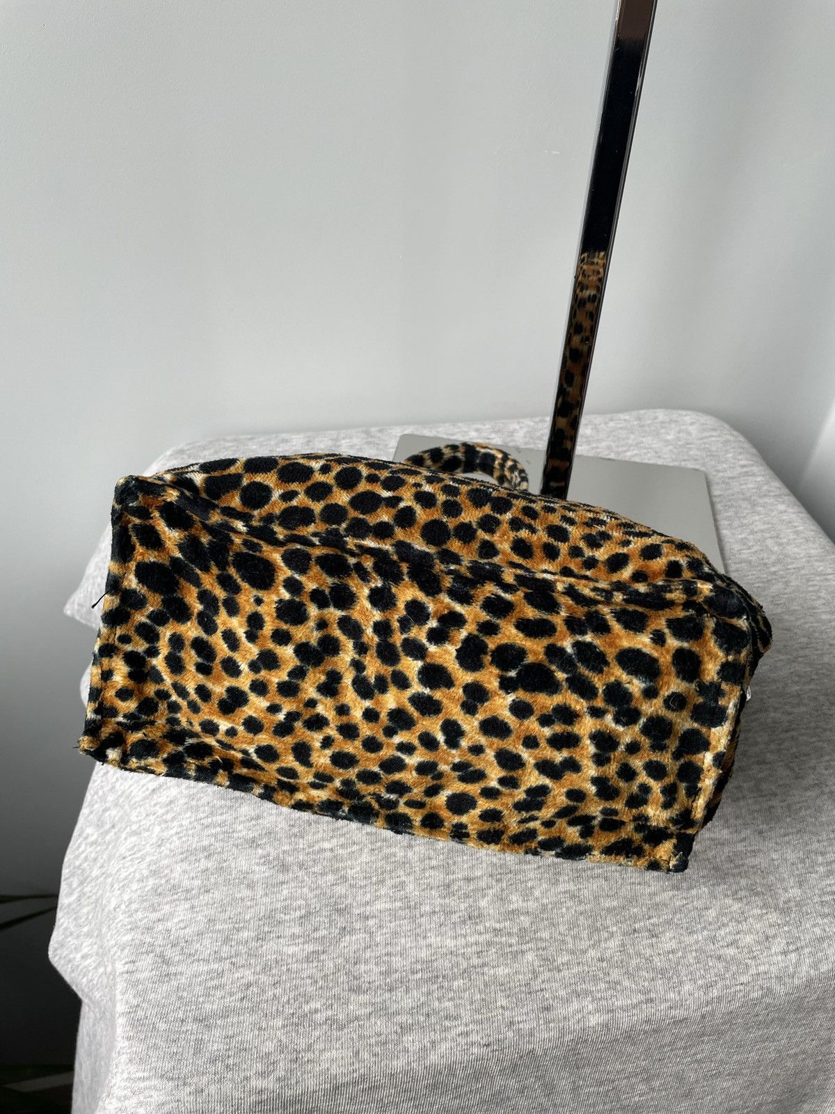 Dolce & Gabbana Dolce&Gabbana Vintage Y2k Black Nylon Leopard Hand Bag Size ONE SIZE - 7 Thumbnail
