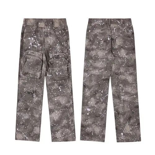 Designer Men's camouflage cargo pants with large pockets Size US 34 / EU 50 - 3 Thumbnail