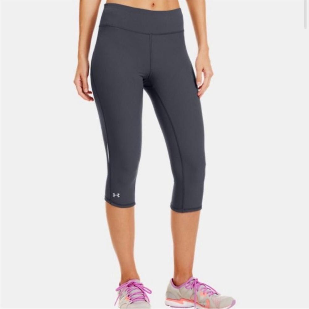 Under Armour Under Armour Heat Gear Stunner Gray Cropped Legging Large Size 36" / US 14 / IT 50 - 1 Thumbnail
