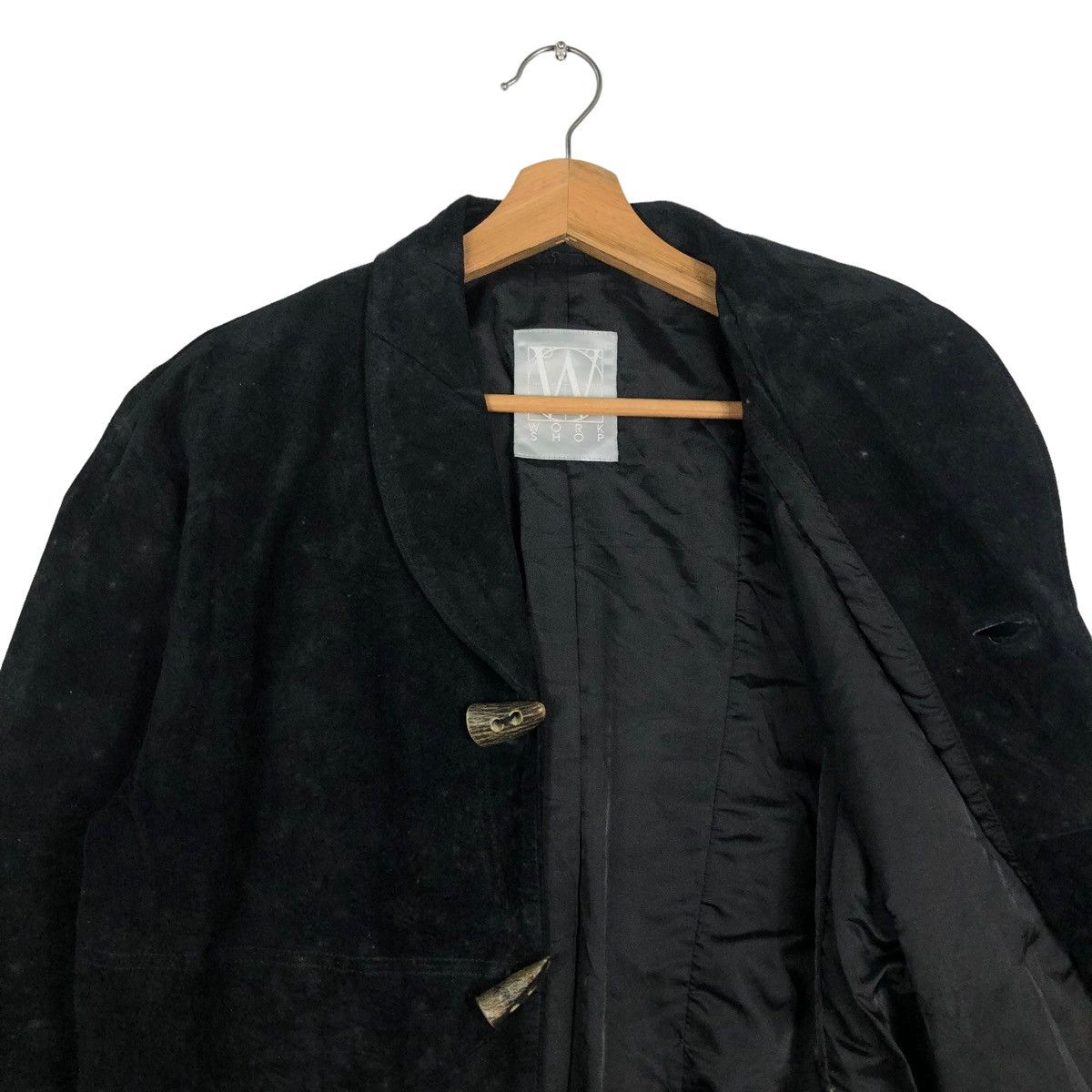 Yohji Yamamoto 🔥ARCHIEVE PIG SKINS GENUINE LEATHER JACKET WORK SHOP JAPAN Size US S / EU 44-46 / 1 - 12 Thumbnail