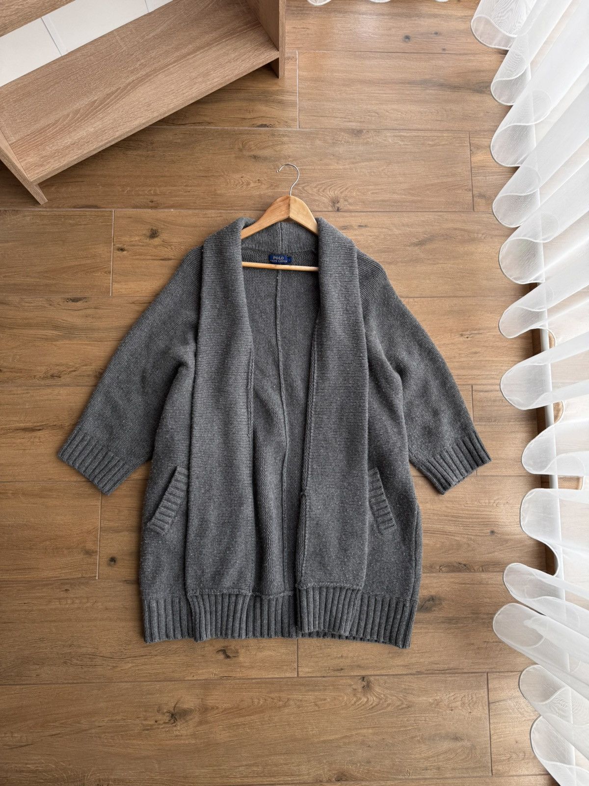 Polo Ralph Lauren × Vintage Vintage Polo Ralph Lauren Merino Wool Heavyweight Poncho Size US L / EU 52-54 / 3 - 2 Thumbnail