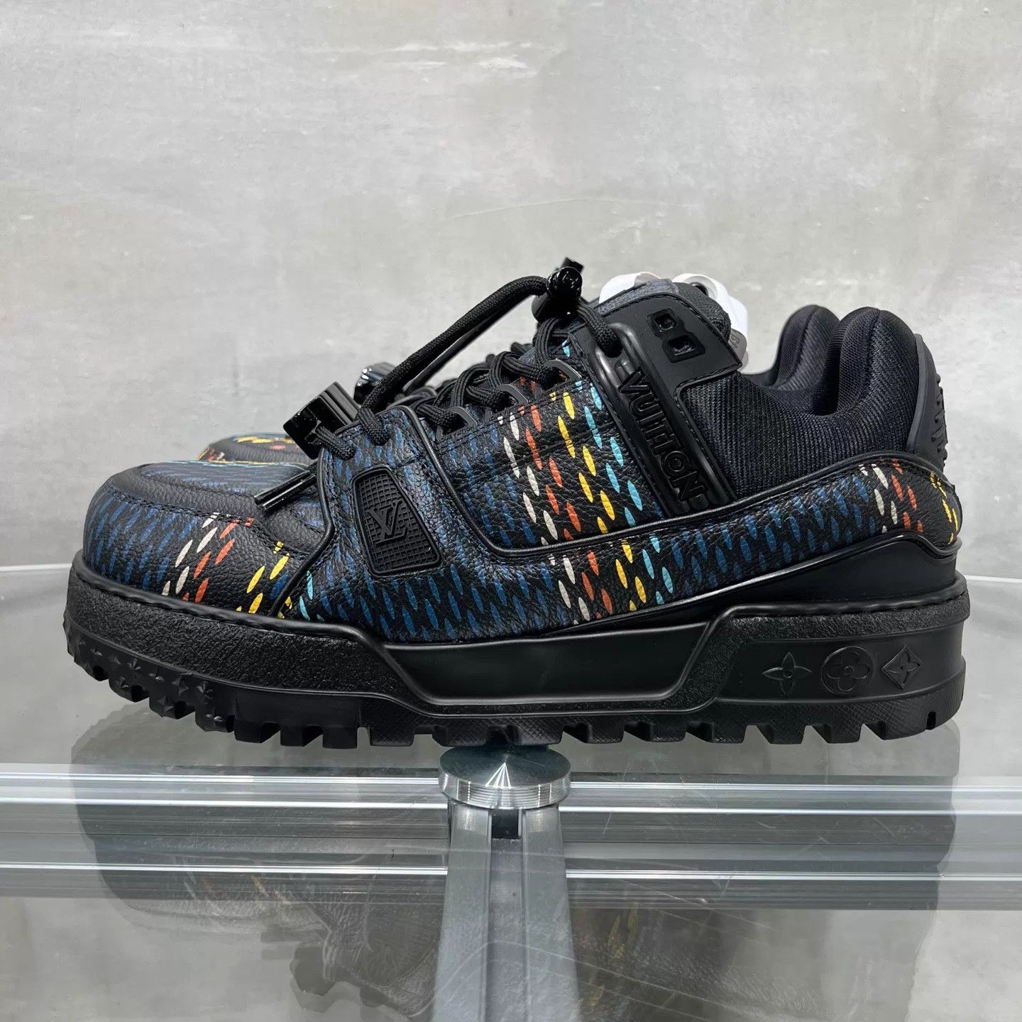 Louis Vuitton LV Trainer Maxi Black Multicolor UK6.5/40.5 Size US 7.5 / EU 40-41 - 3 Thumbnail