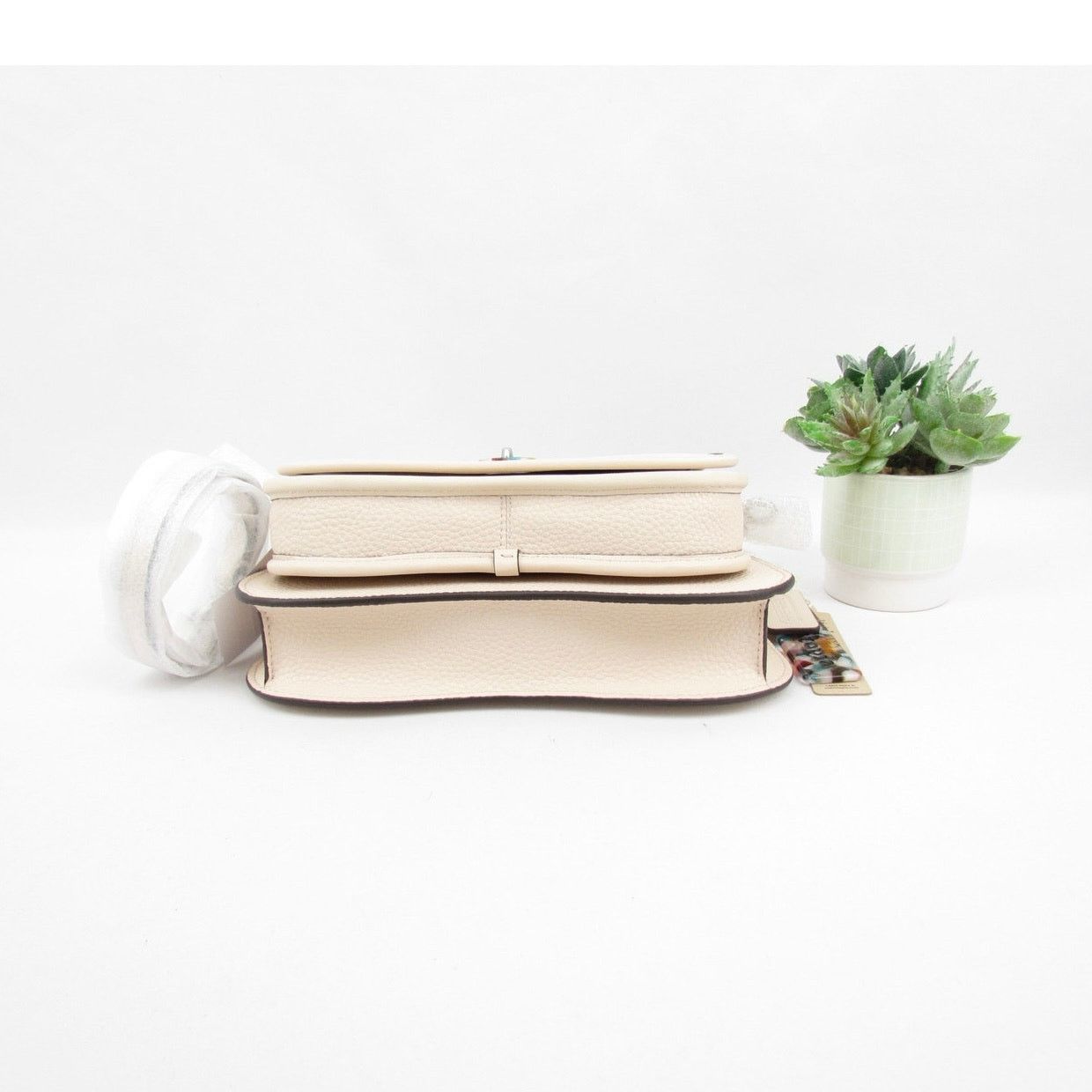 Coach NWT Coach Wavy Double Pouch Bag In Coachtopia Leather Size ONE SIZE - 5 Thumbnail