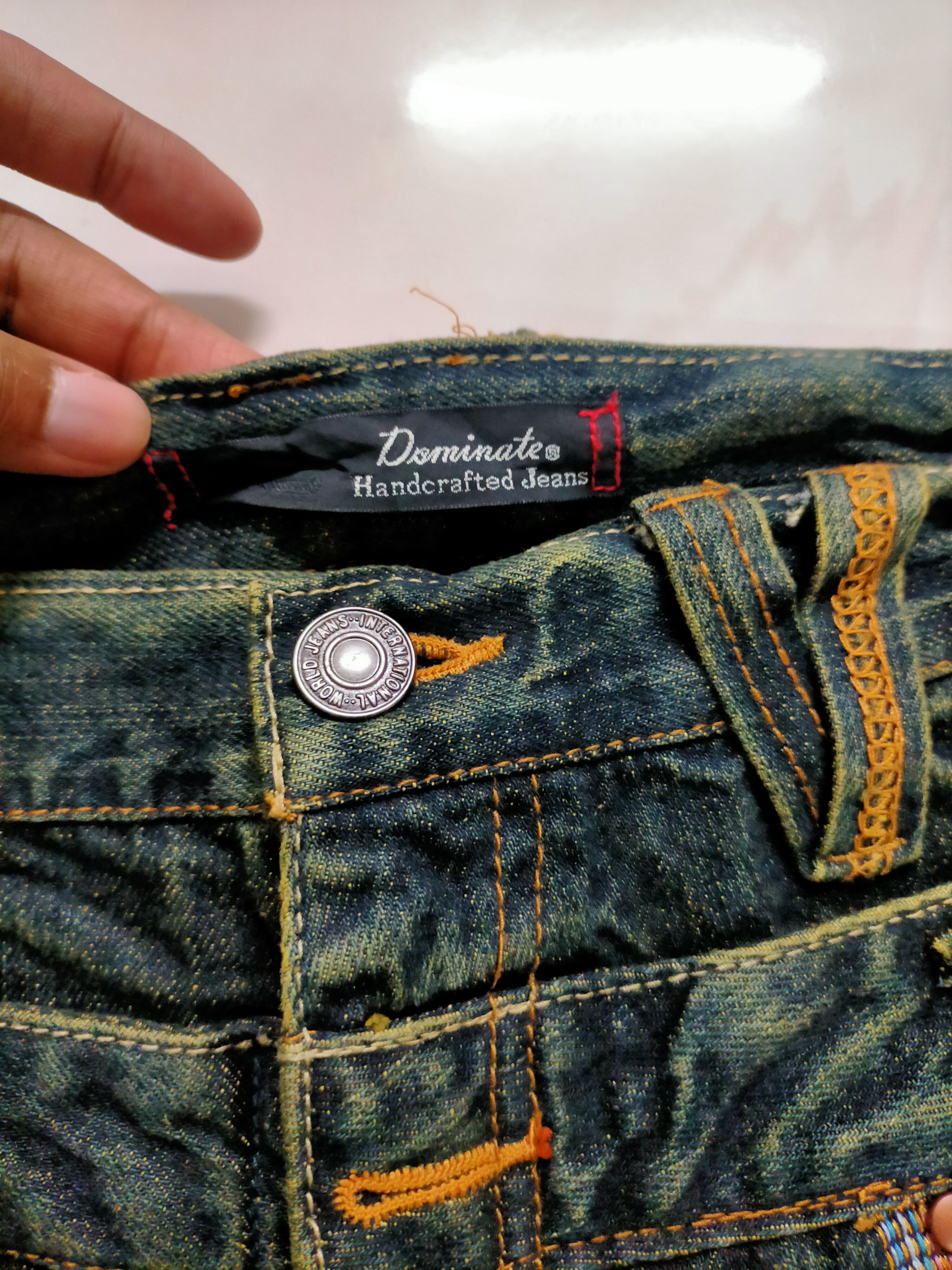 Hysteric Glamour Dominate Handcrafted Double Waist Distressed Jeans Size US 32 / EU 48 - 7 Thumbnail