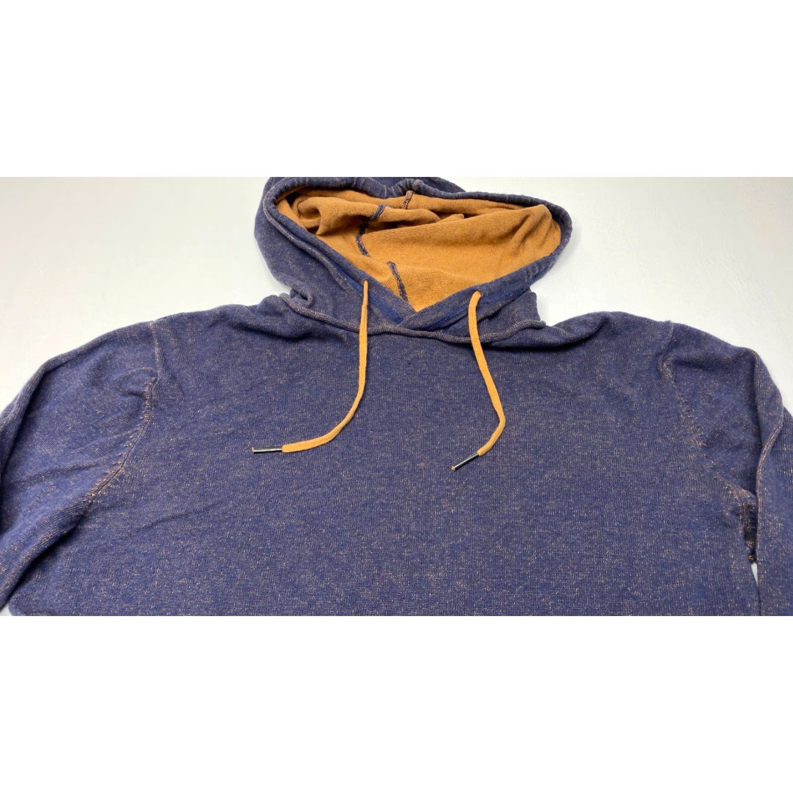 Vintage Hoodie Buffalo by David Bitton Womens 2XL Lightweight Blue Brown Heather Cotton Size XXL / US 16-18 / IT 52-54 - 5 Thumbnail