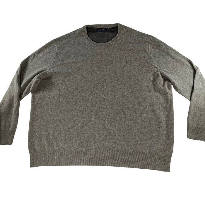 Buy Vintage Polo Ralph Lauren Black Knit Sweater Mens Size 3XB