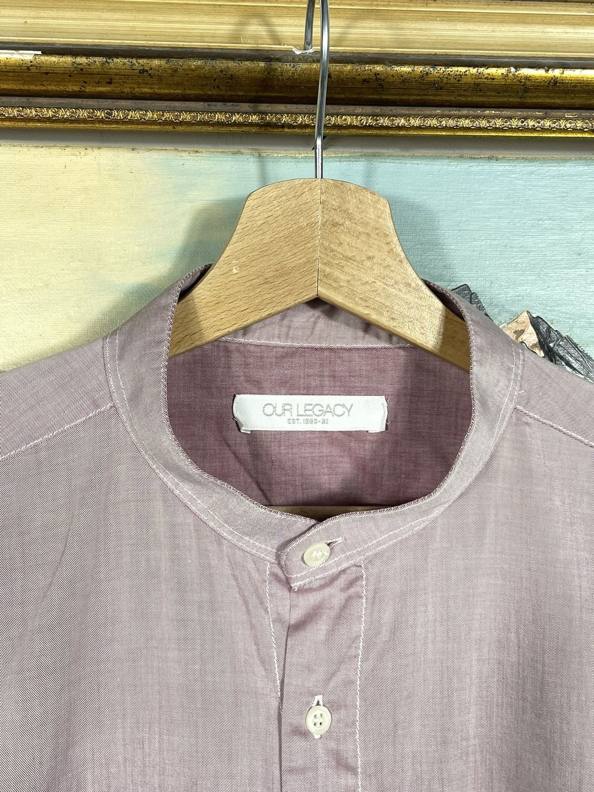 Our Legacy Our Legacy Pink Button Ups Shirt Old Money Luxury Premium Size US L / EU 52-54 / 3 - 6 Thumbnail
