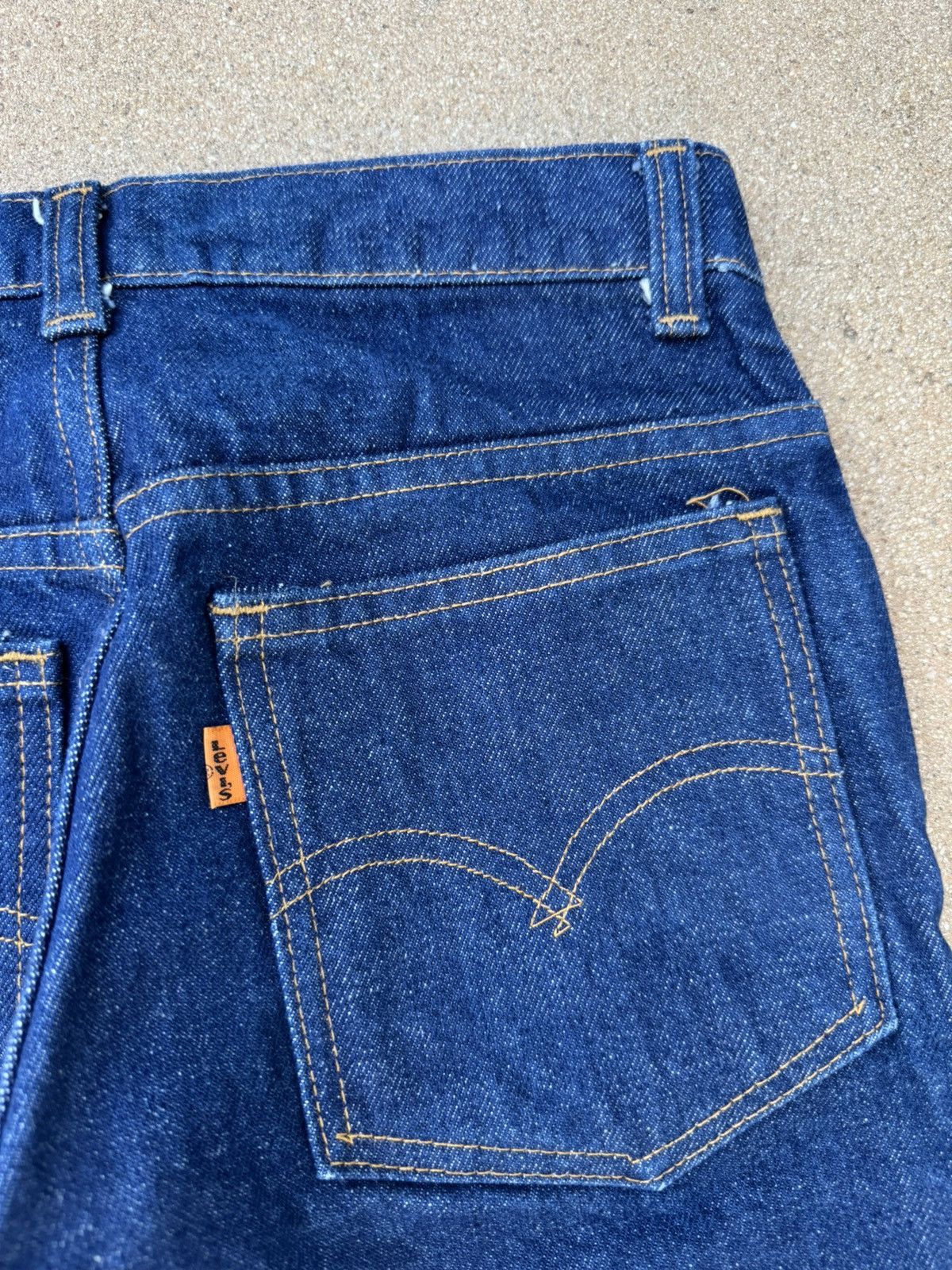 Levi's Vtg 70’s Levi’s 646 Orange Tab Bellbottom Flare Jeans 27x30 Size 27" / US 4 / IT 40 - 8 Thumbnail