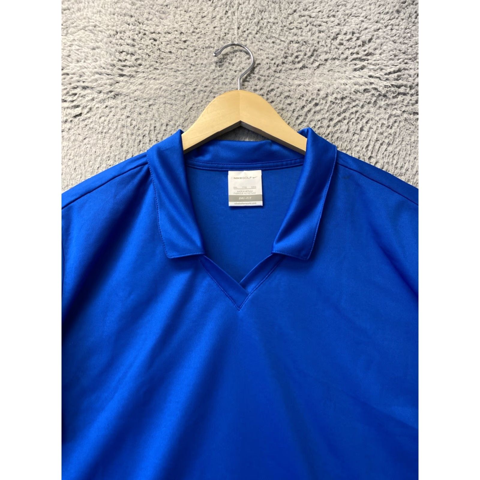 Nike Nike Golf Dri-Fit Polo Women's Shirt XXL Blue Embroidery 2XL Adult Womens Nike Golf Polo Shirt Size ONE SIZE - 2 Thumbnail