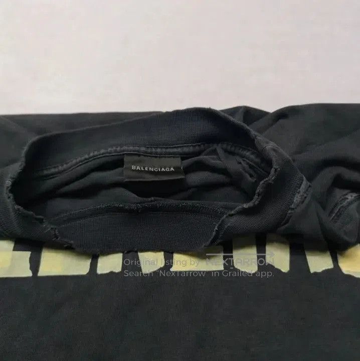 Balenciaga Balenciaga Black Logo Print Short Sleeve T-Shirt. Size US S / EU 44-46 / 1 - 5 Thumbnail