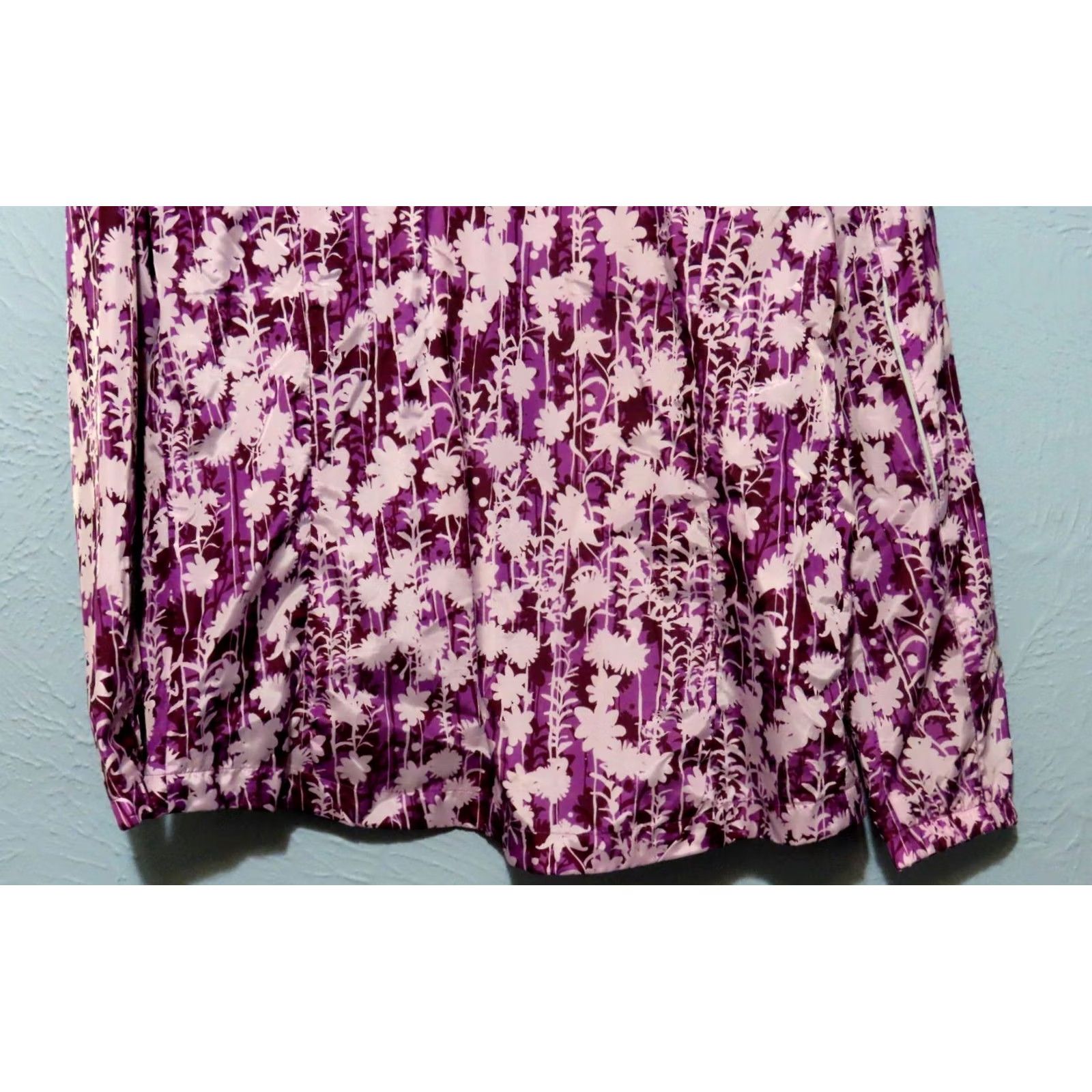 Lands' End Lands' End Full Zip Women's S (6-8) Light Vented Purple Windbreaker Jacket Size S / US 4 / IT 40 - 7 Thumbnail
