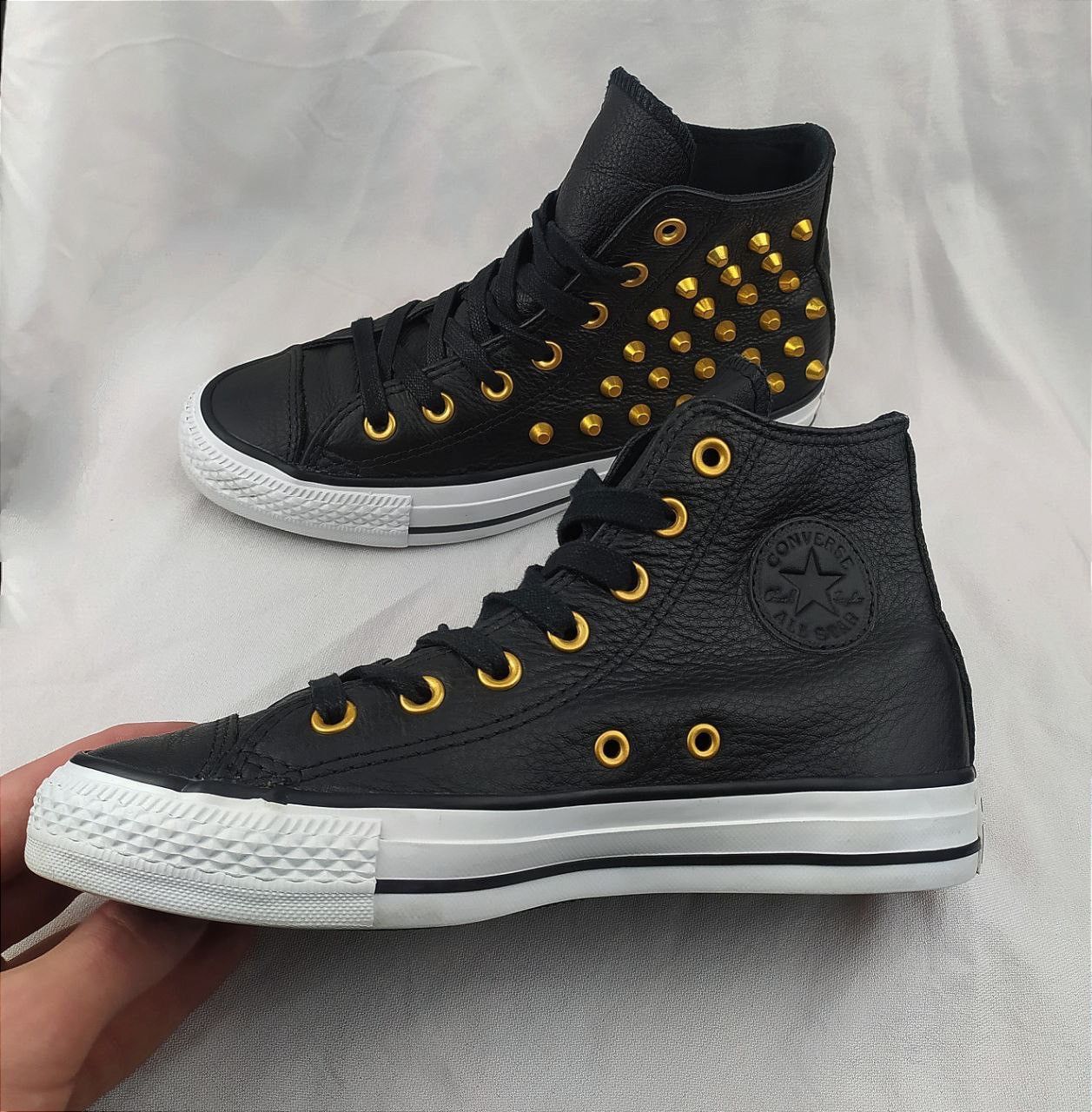 Converse Rare Converse Chuck Taylor Sparkle Rhinestones leather 36,5e Size US 6 / IT 36 - 1 Thumbnail