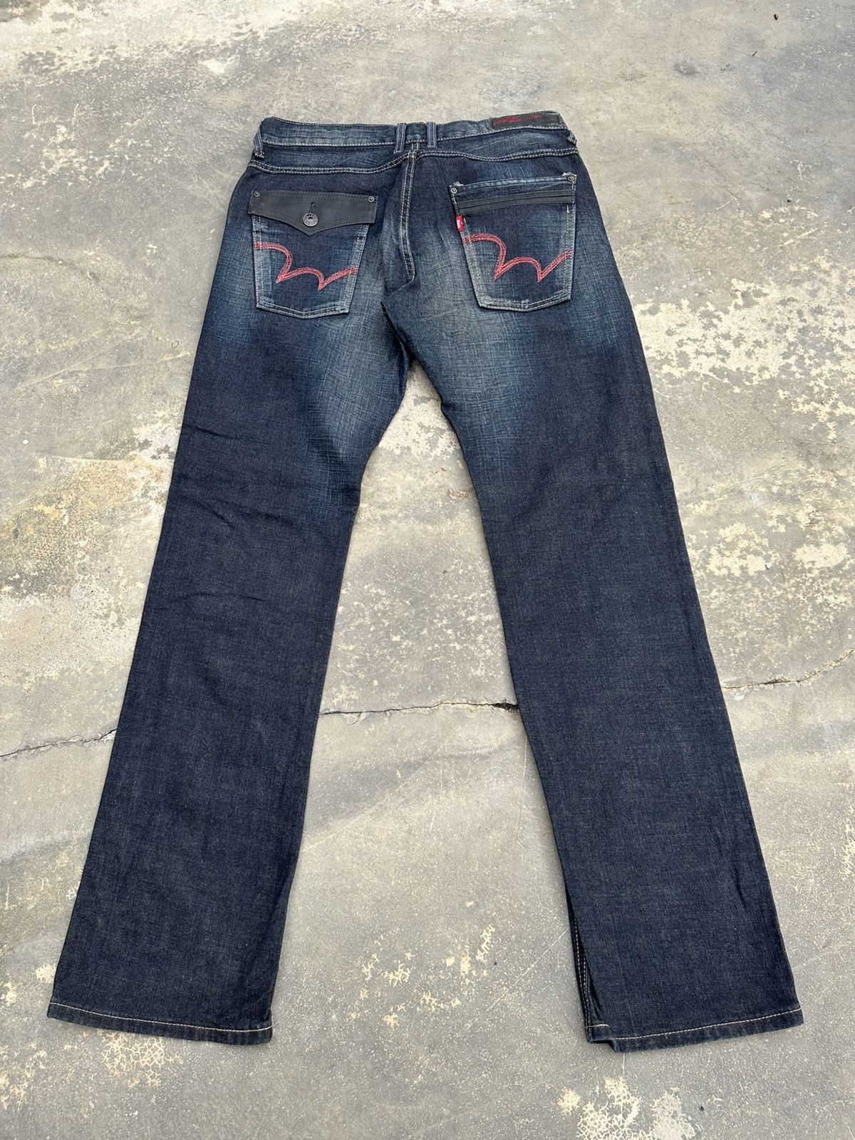 Edwin Edwin Edge of Blue Jeans Faded Pant Size US 33 - 2 Thumbnail
