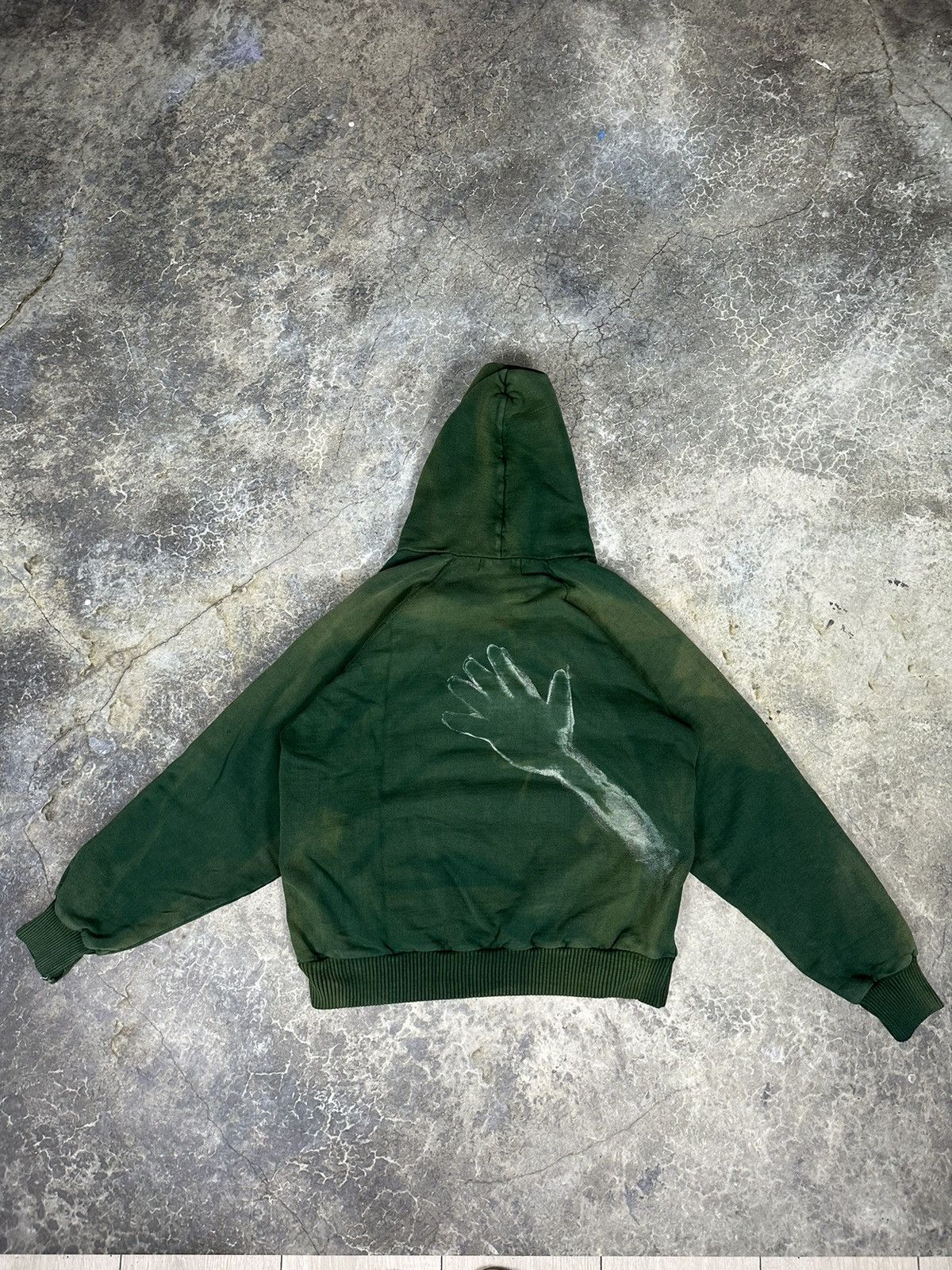 Designer × Vintage Vintage Faded “hands” Hoodie Size US S / EU 44-46 / 1 - 5 Thumbnail
