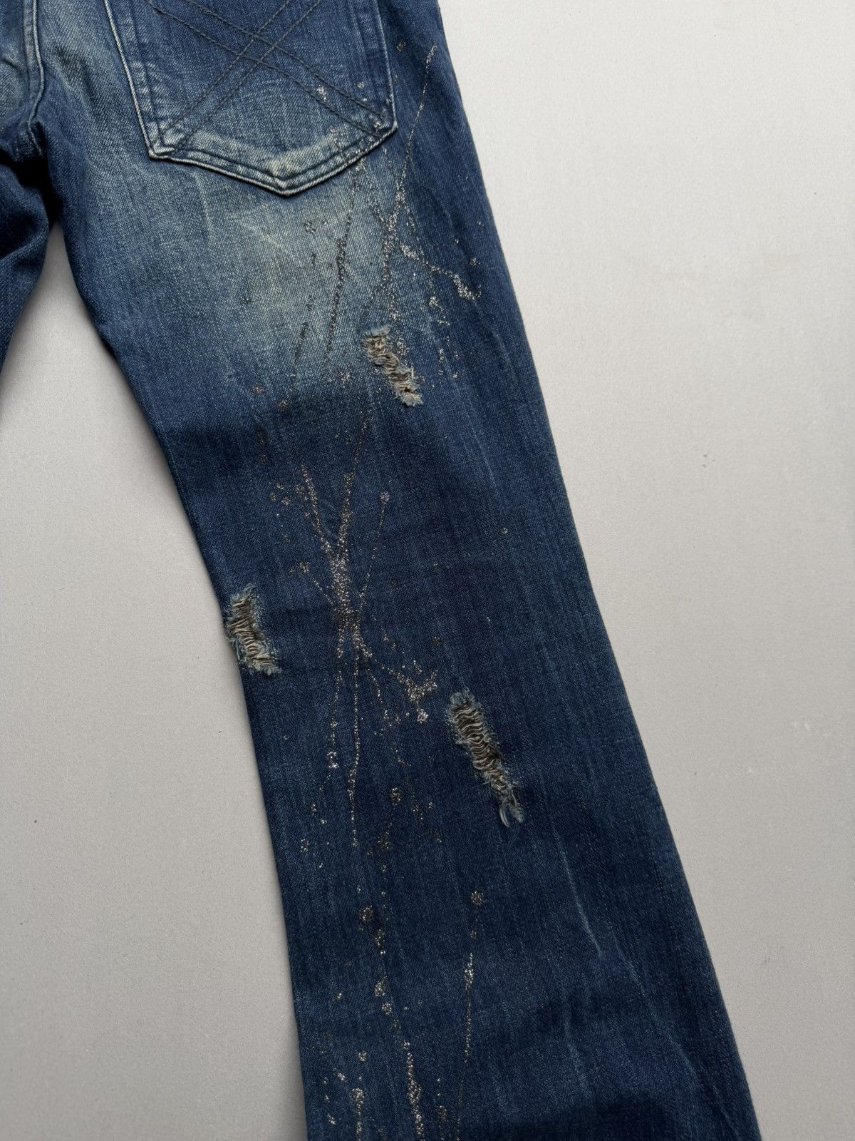 Japanese Brand Gladnews flare jeans Size US 28 / EU 44 - 9 Thumbnail
