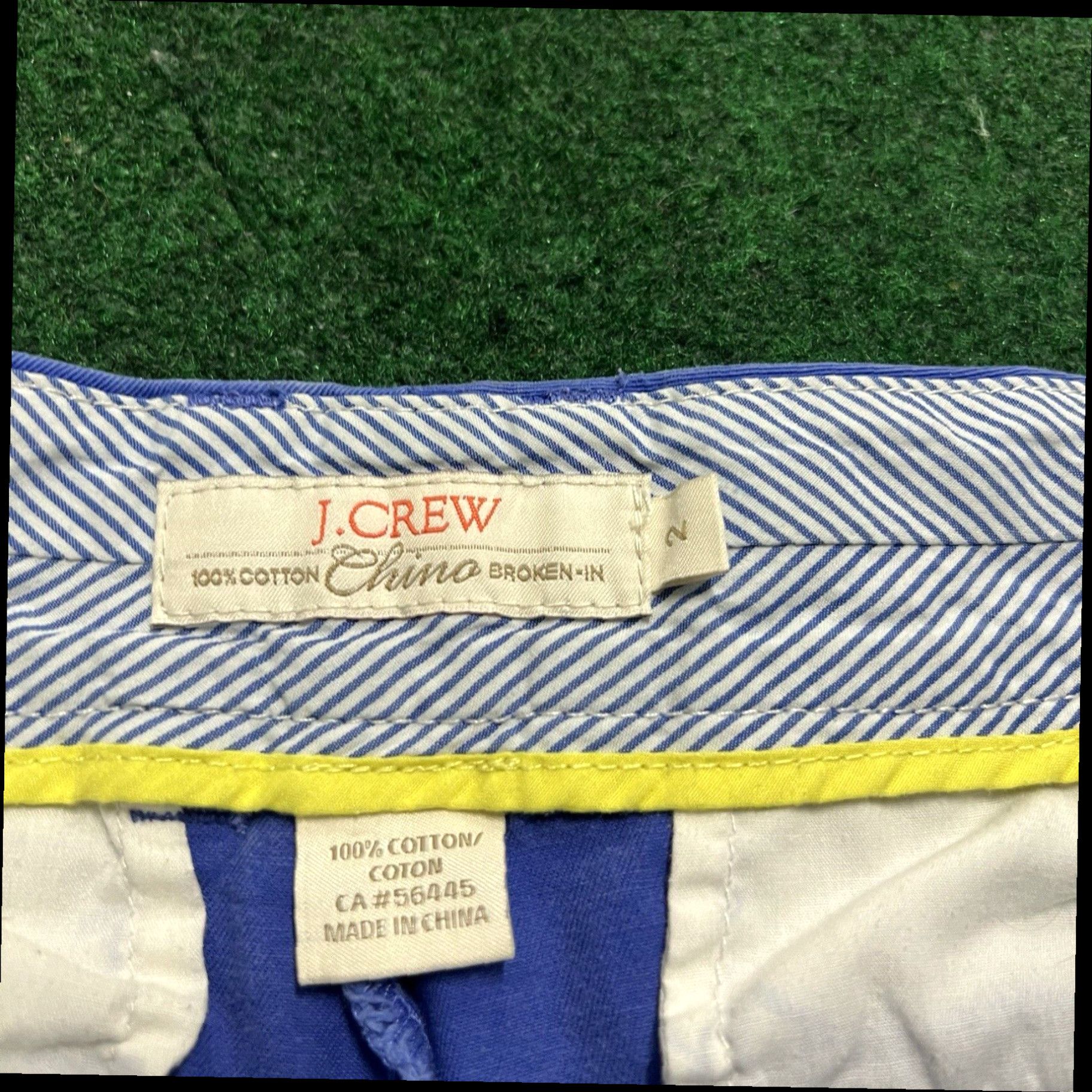 J.Crew J. Crew Chino Shorts Blue Size 2 Summer Working Walking Outdoors Size 26" / US 2 / IT 38 - 3 Thumbnail