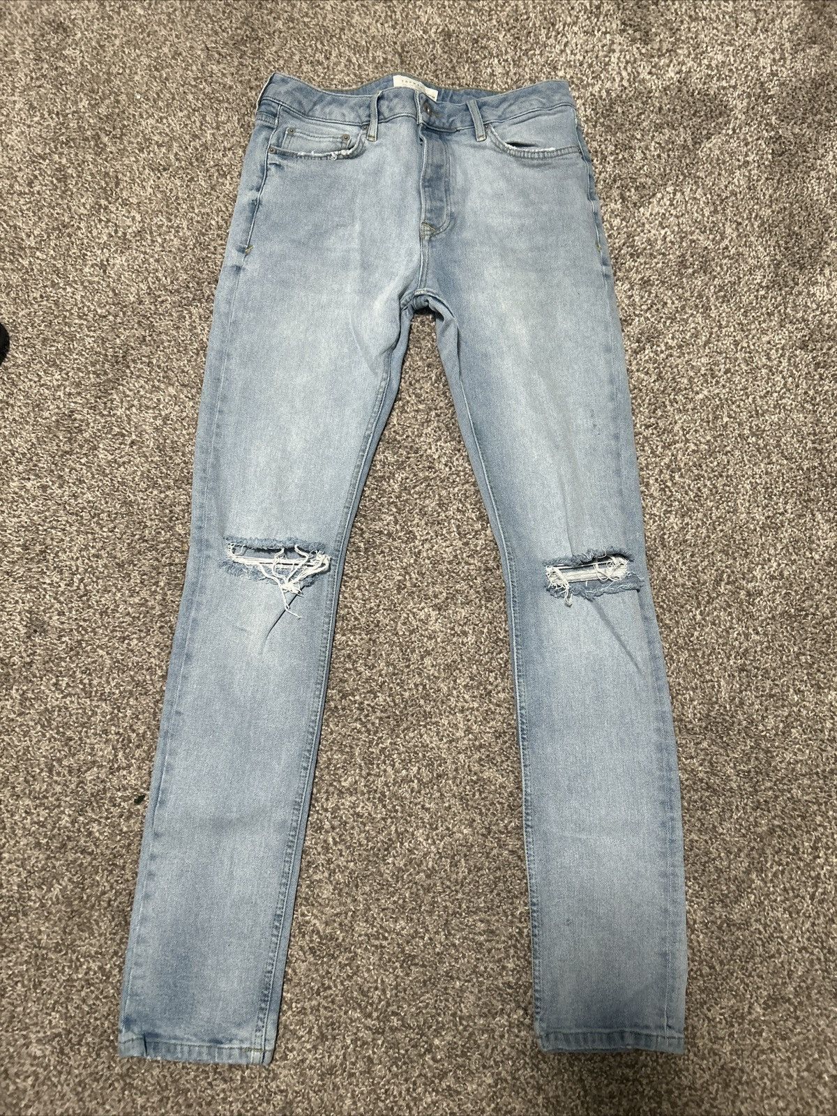 Topman Top Man Men’s Denim Light Blue Jeans Size 32x34 Size US 32 / EU 48 - 1 Thumbnail