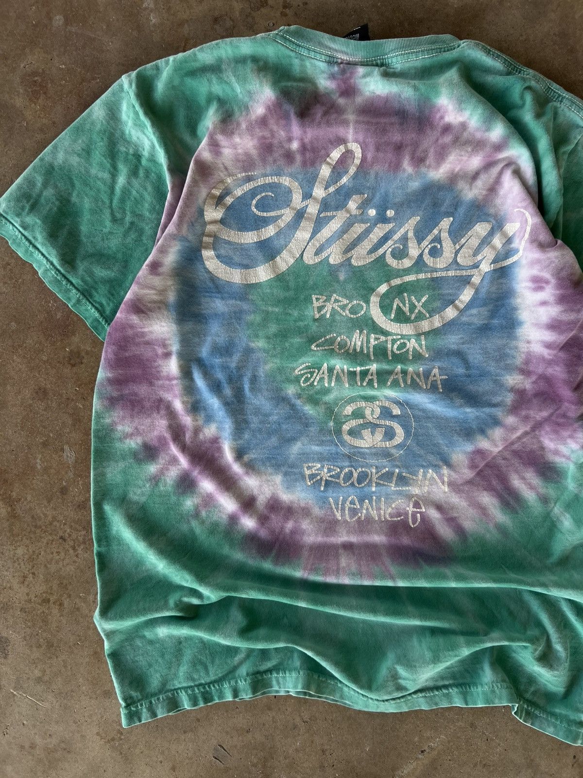 Stussy Vintage Stussy Streetwear AOP T Shirt Size US M / EU 48-50 / 2 - 2 Thumbnail