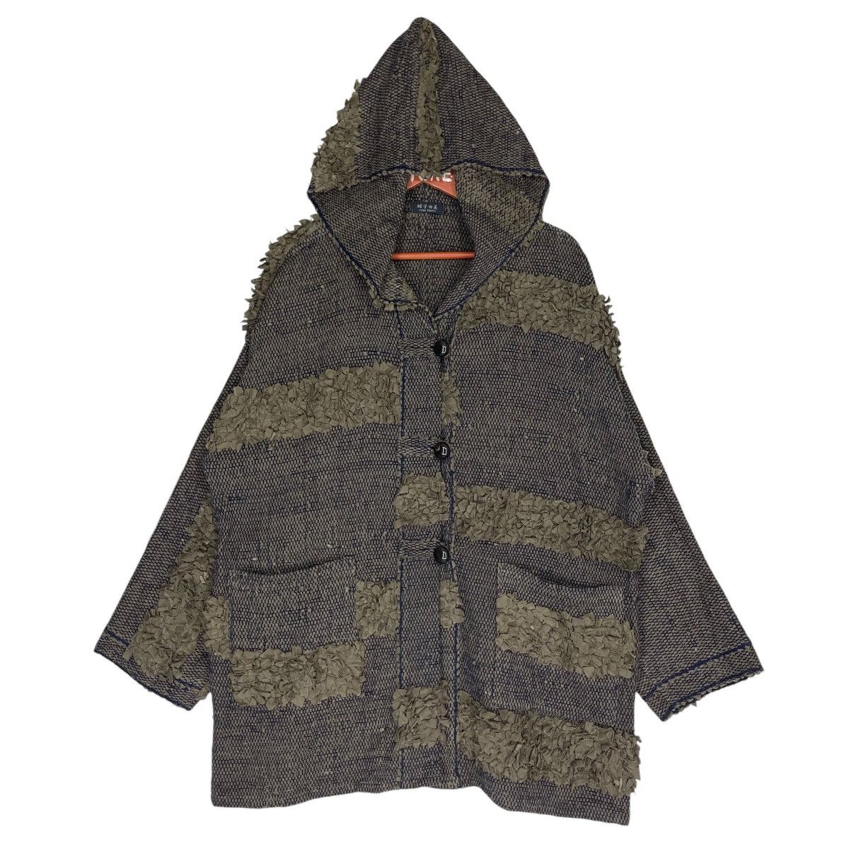 Vintage Yumi Ebiko Patchwork Hoodie Jacket Size XL / US 12-14 / IT 48-50 - 1 Thumbnail