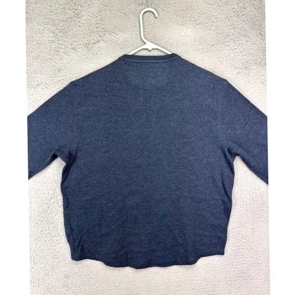 American Eagle Outfitters VINTAGE American Eagle Shirt Mens Large Blue Waffle-Knit Thermal Tee Long Sleeve Crew Neck Cotton Polyester Breathable Size US L / EU 52-54 / 3 - 2 Thumbnail